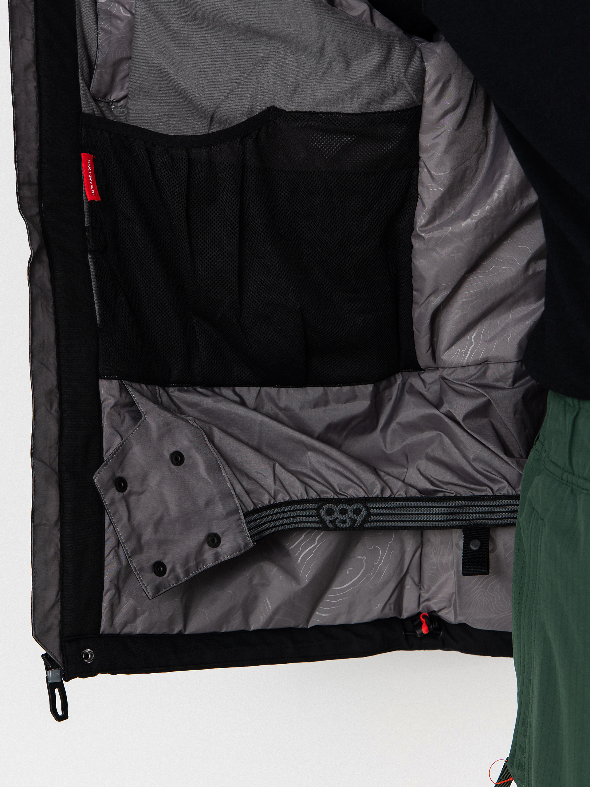 Чоловіча Сноубордична куртка 686 Geo Insulated (black hemisphere)