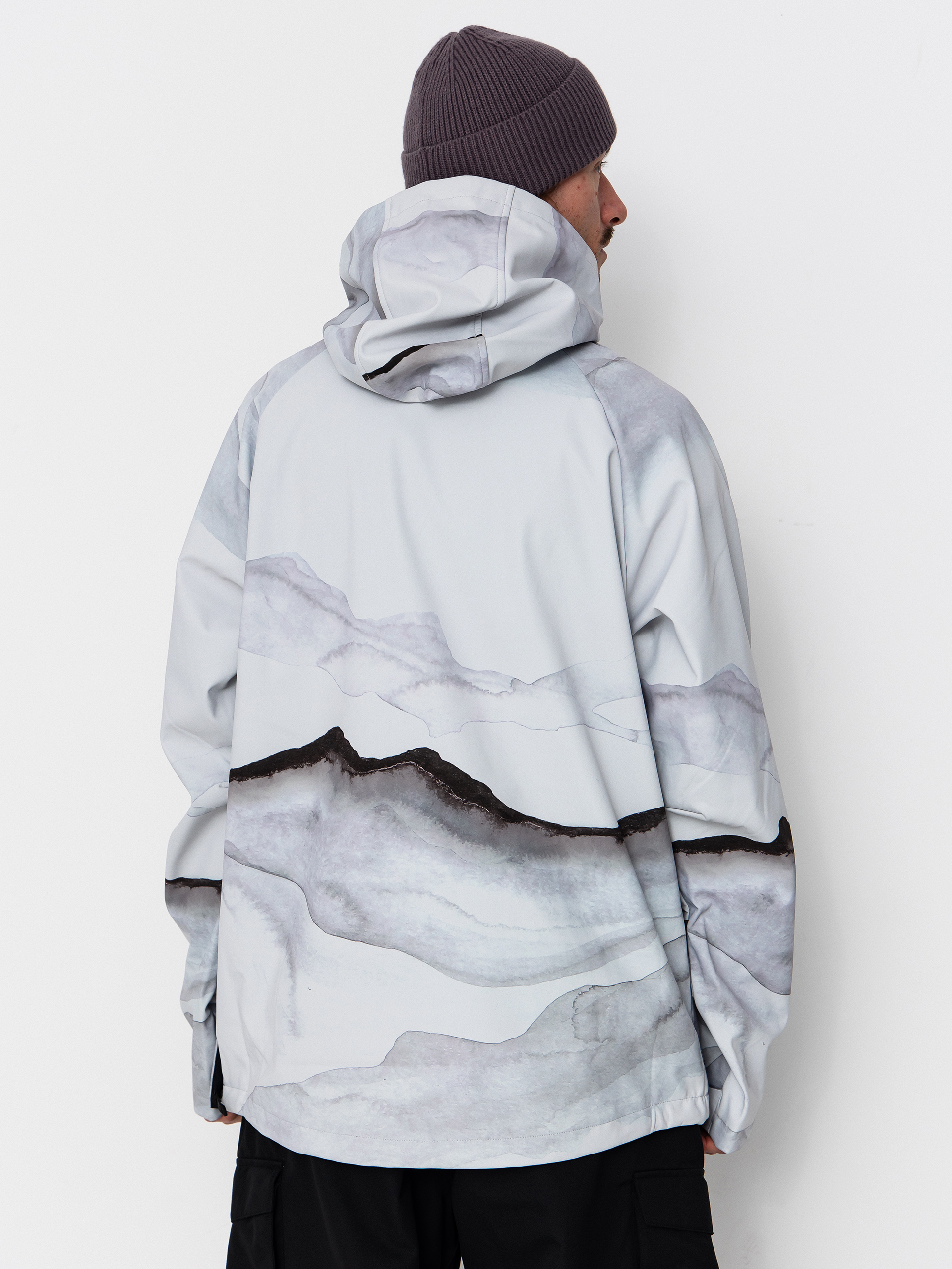 Чоловіча Термосвітшот 686 Waterproof HD (smoke mountain print)