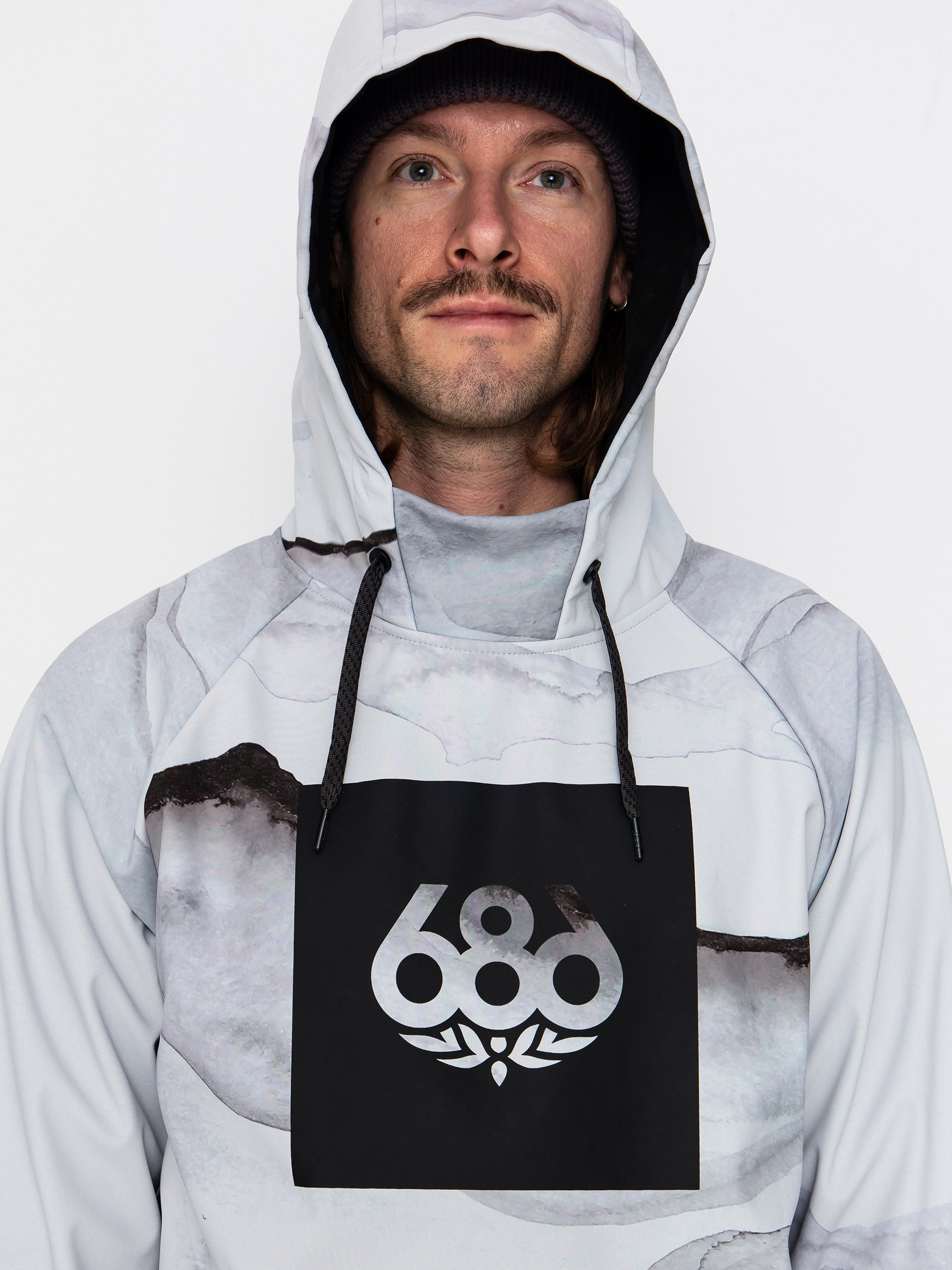 Чоловіча Термосвітшот 686 Waterproof HD (smoke mountain print)