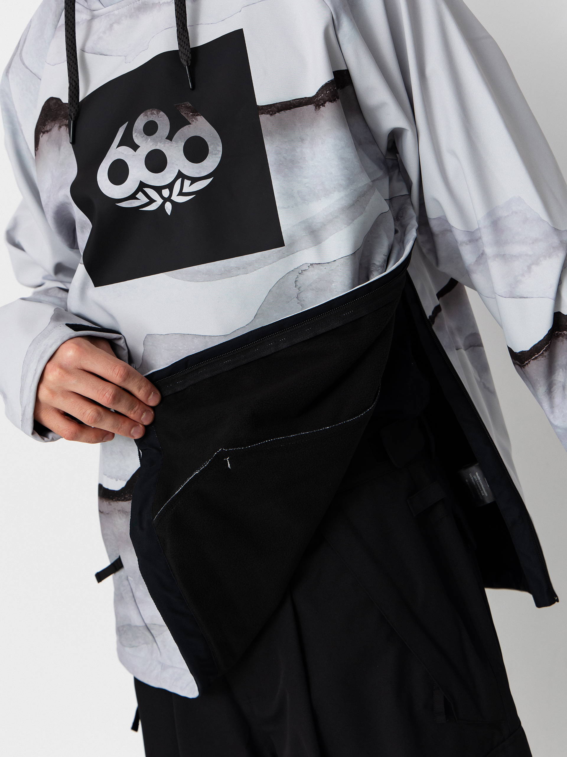 Чоловіча Термосвітшот 686 Waterproof HD (smoke mountain print)