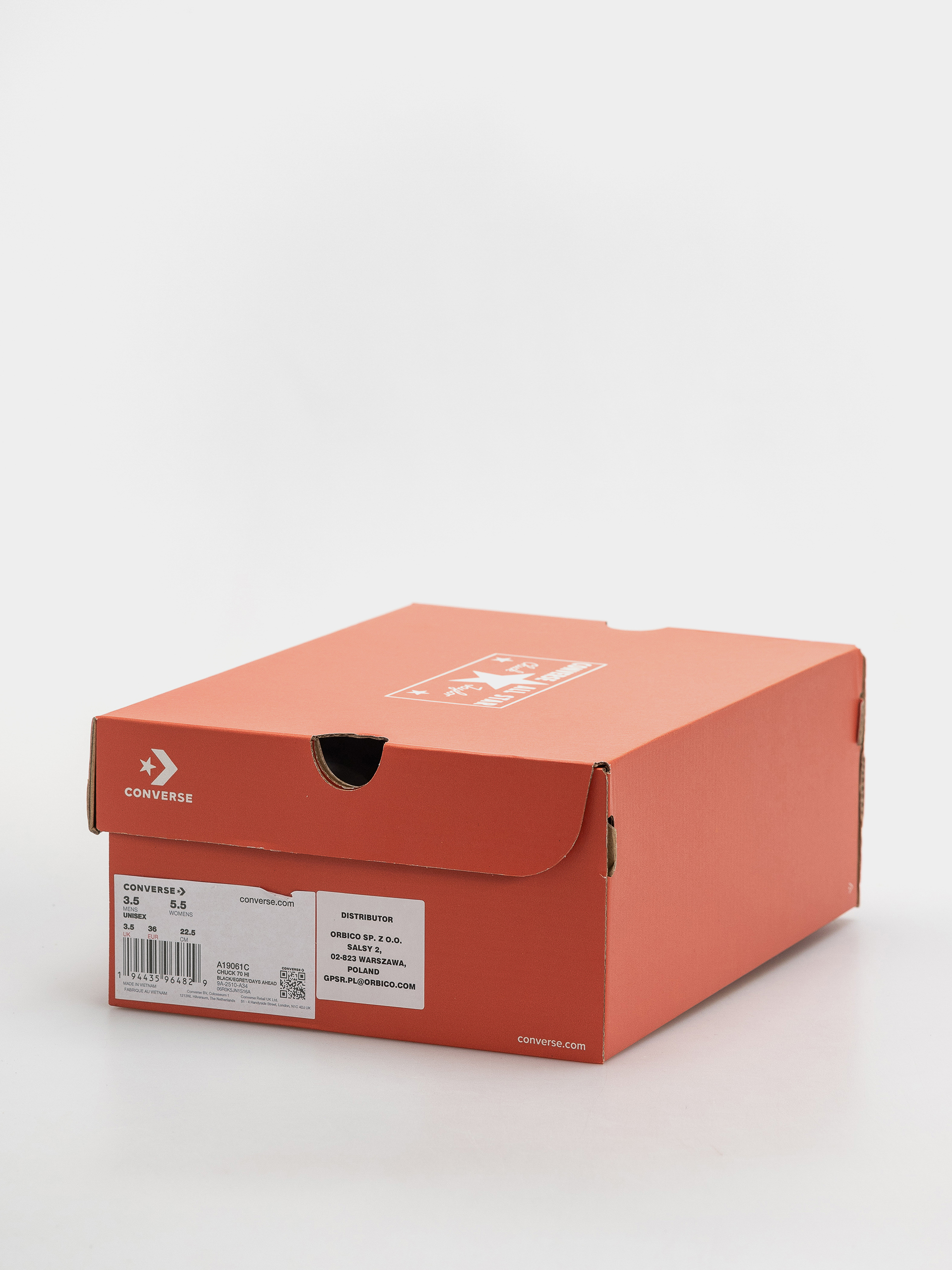 Кеди Converse Chuck 70 Hi (black/egret/days ahead)