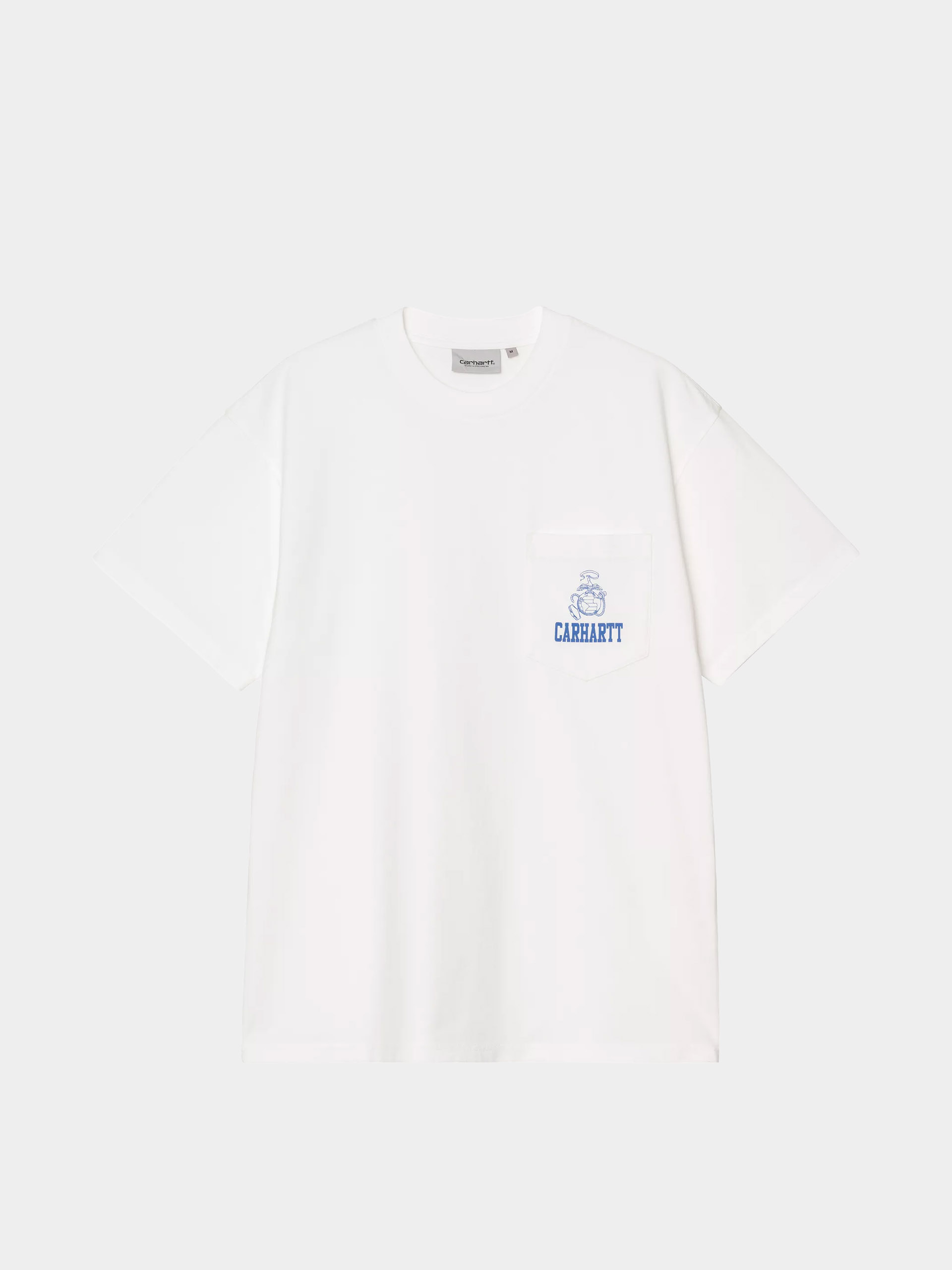 Футболка Carhartt WIP Pond Corps Pocket (white)