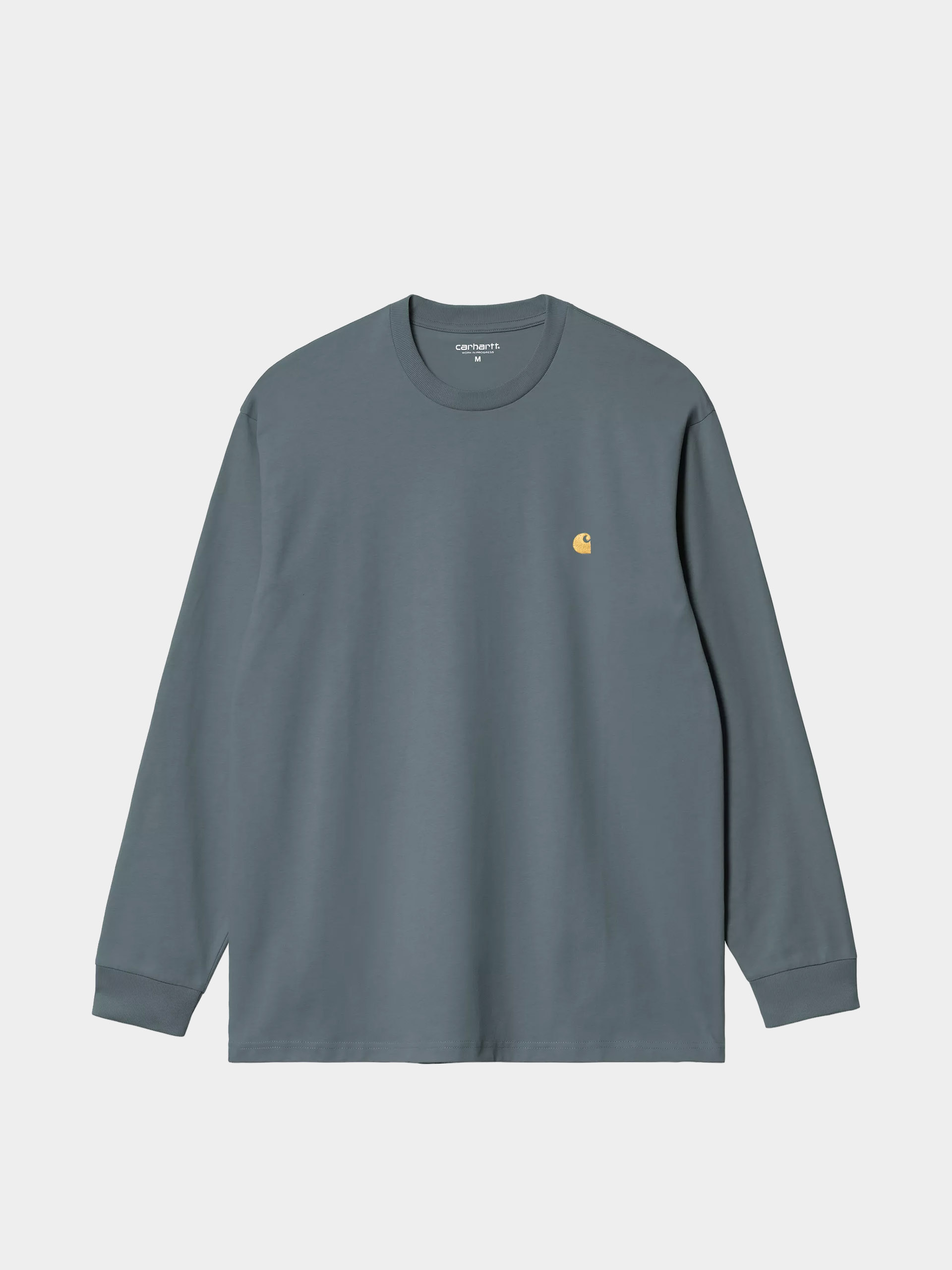 Лонгслів Carhartt WIP Chase (cozy blue/gold)