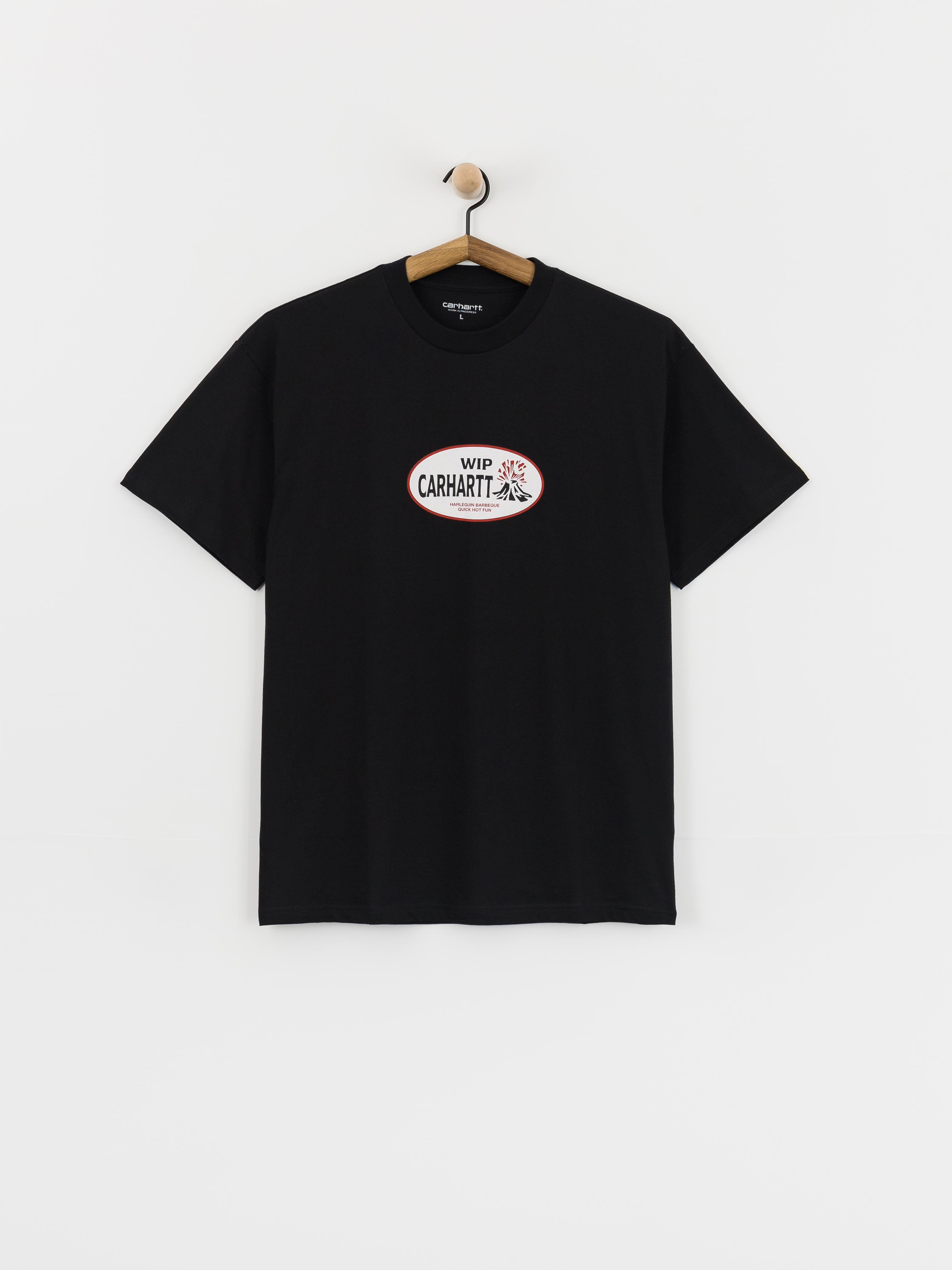 Футболка Carhartt WIP Harlequin BBQ (black)