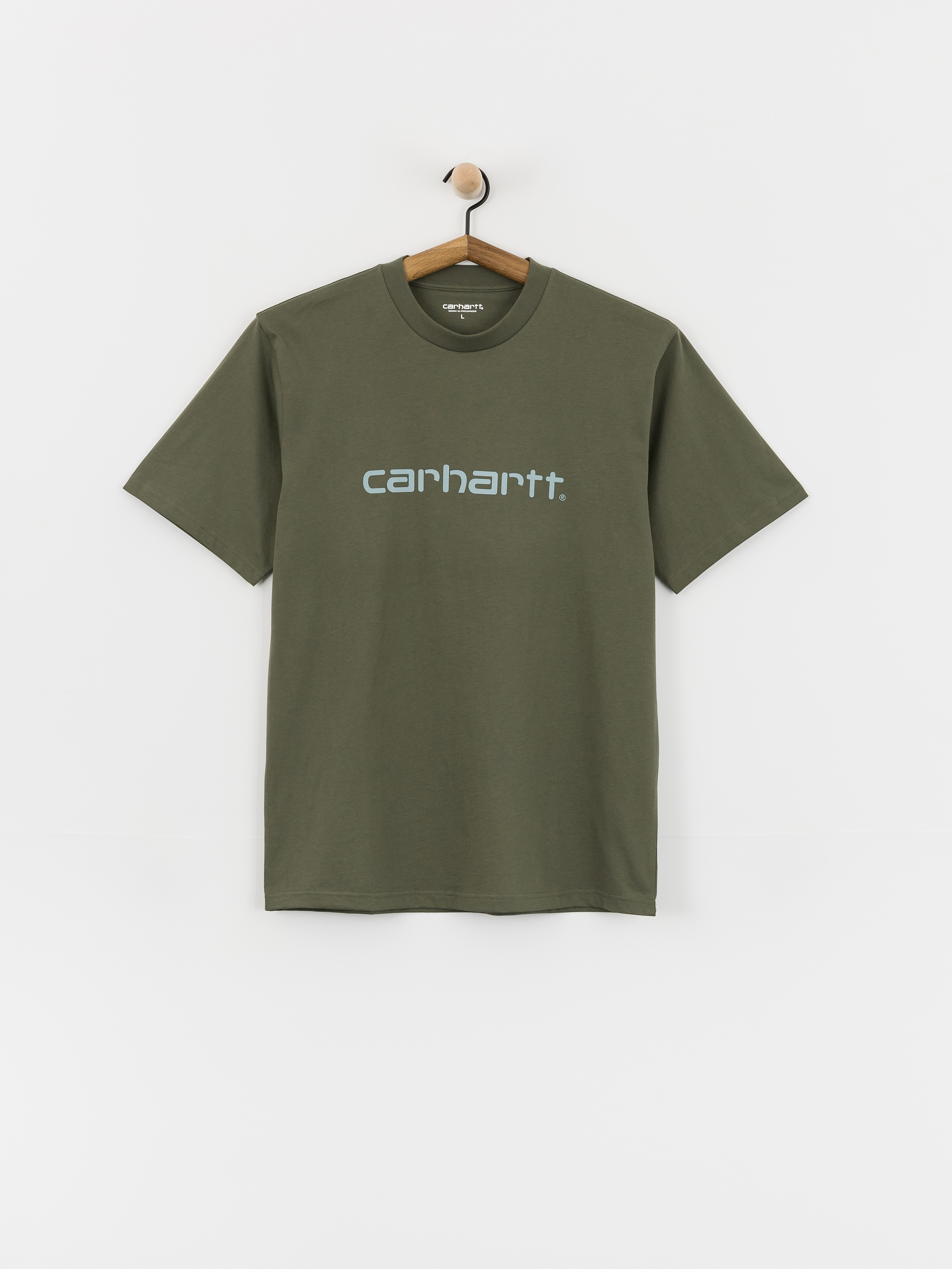 Футболка Carhartt WIP Script (leaf/tourmaline)