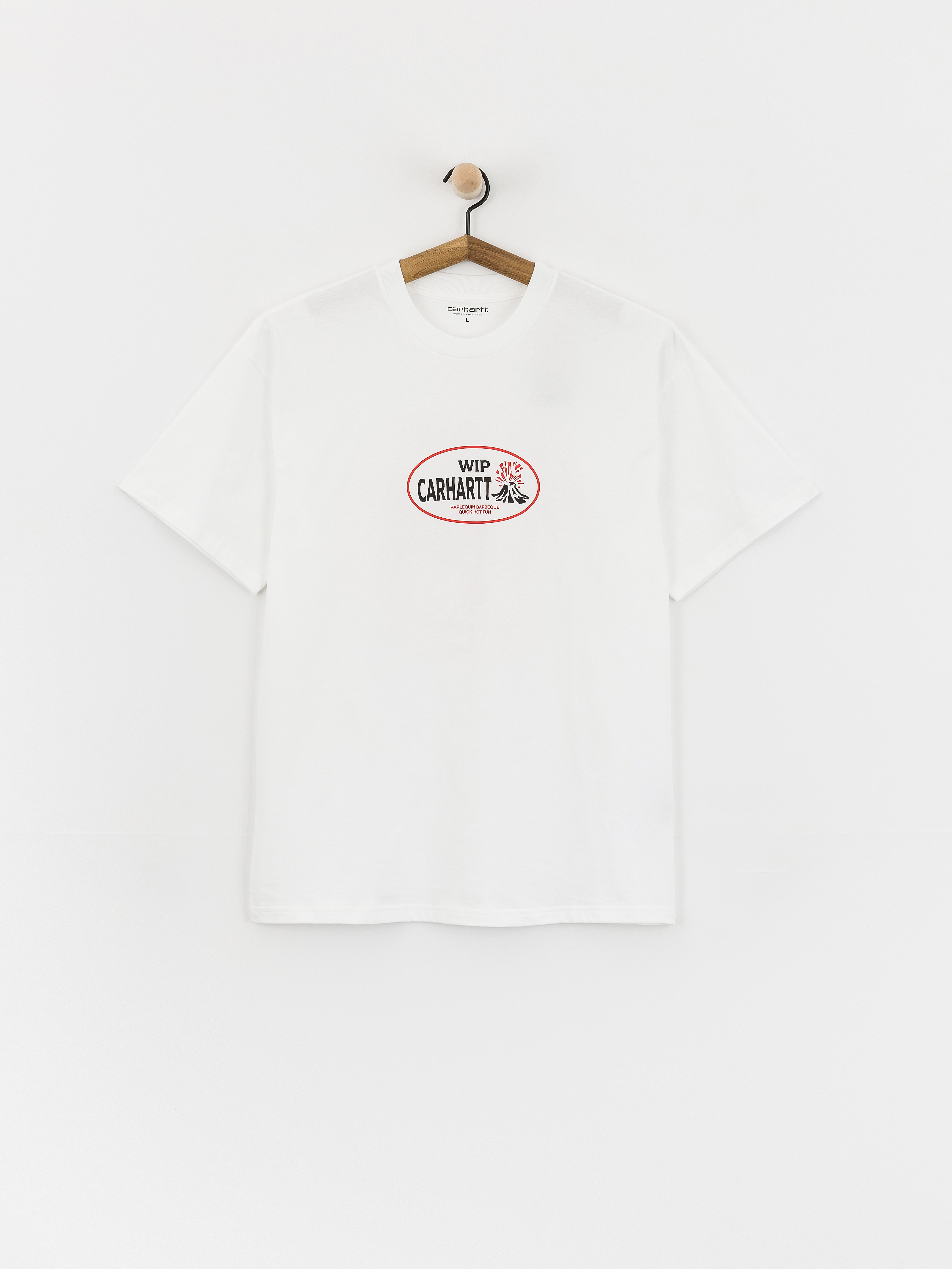 Футболка Carhartt WIP Harlequin BBQ (white)