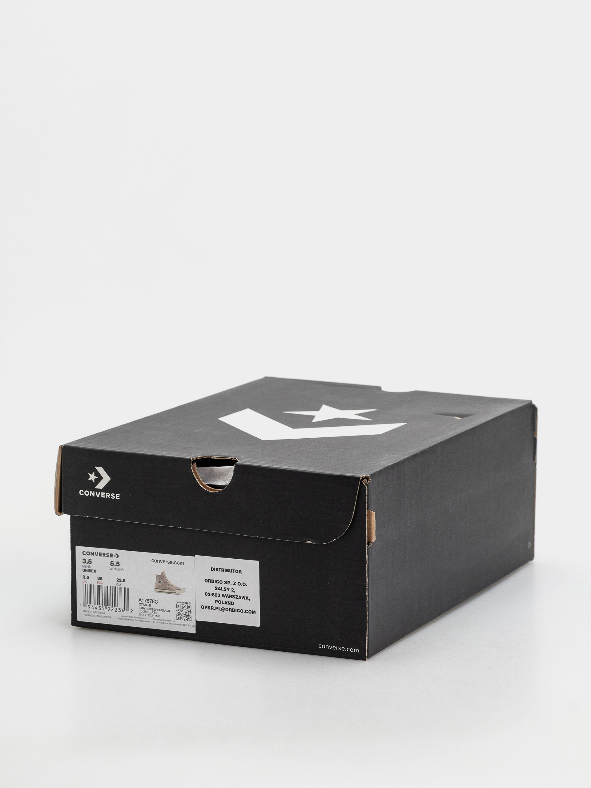 Кеди Converse Chuck Taylor All Star Hi (papyrus/egret/black)