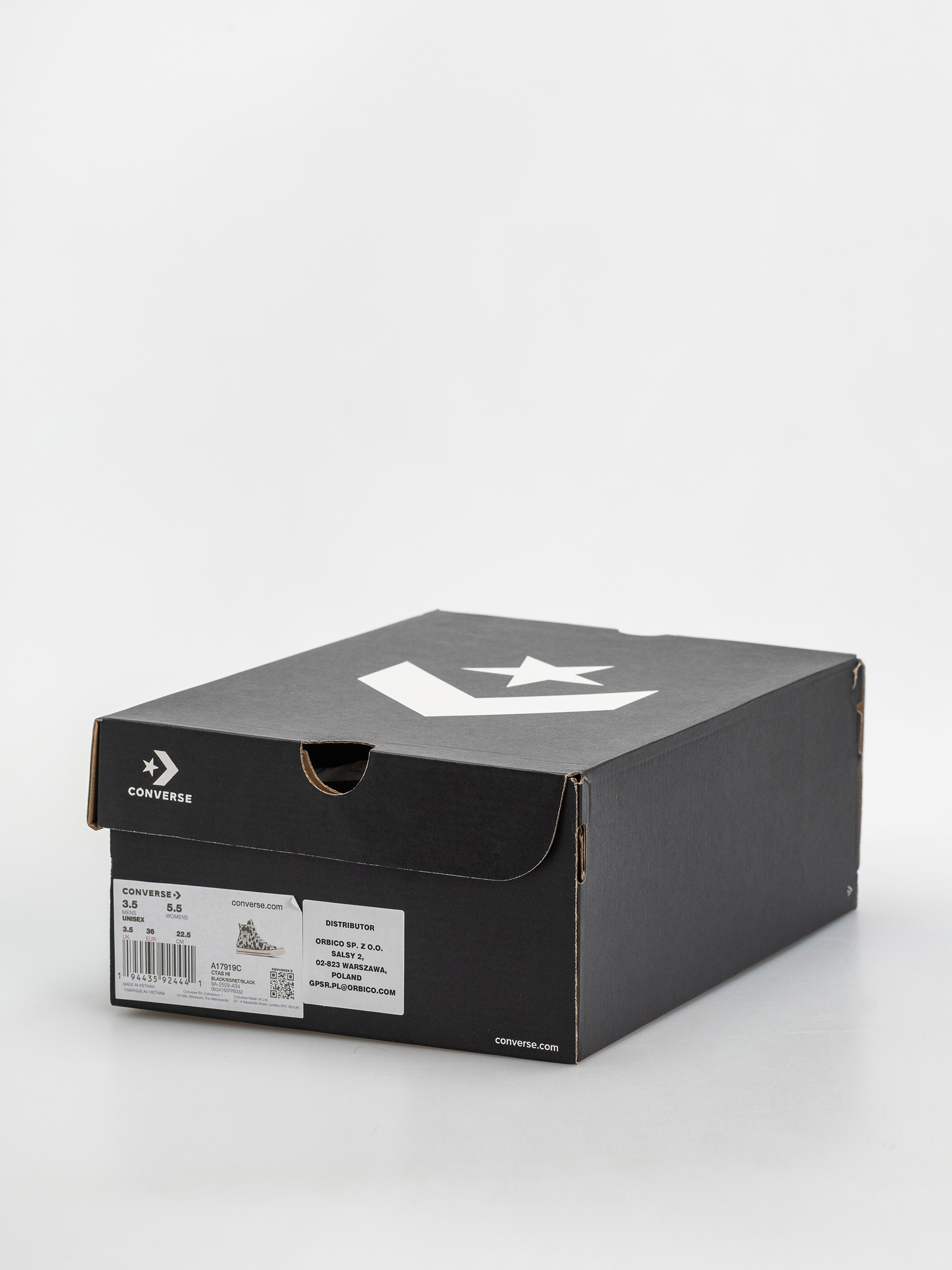 Кеди Converse Chuck Taylor All Star Hi (black/egret/black)