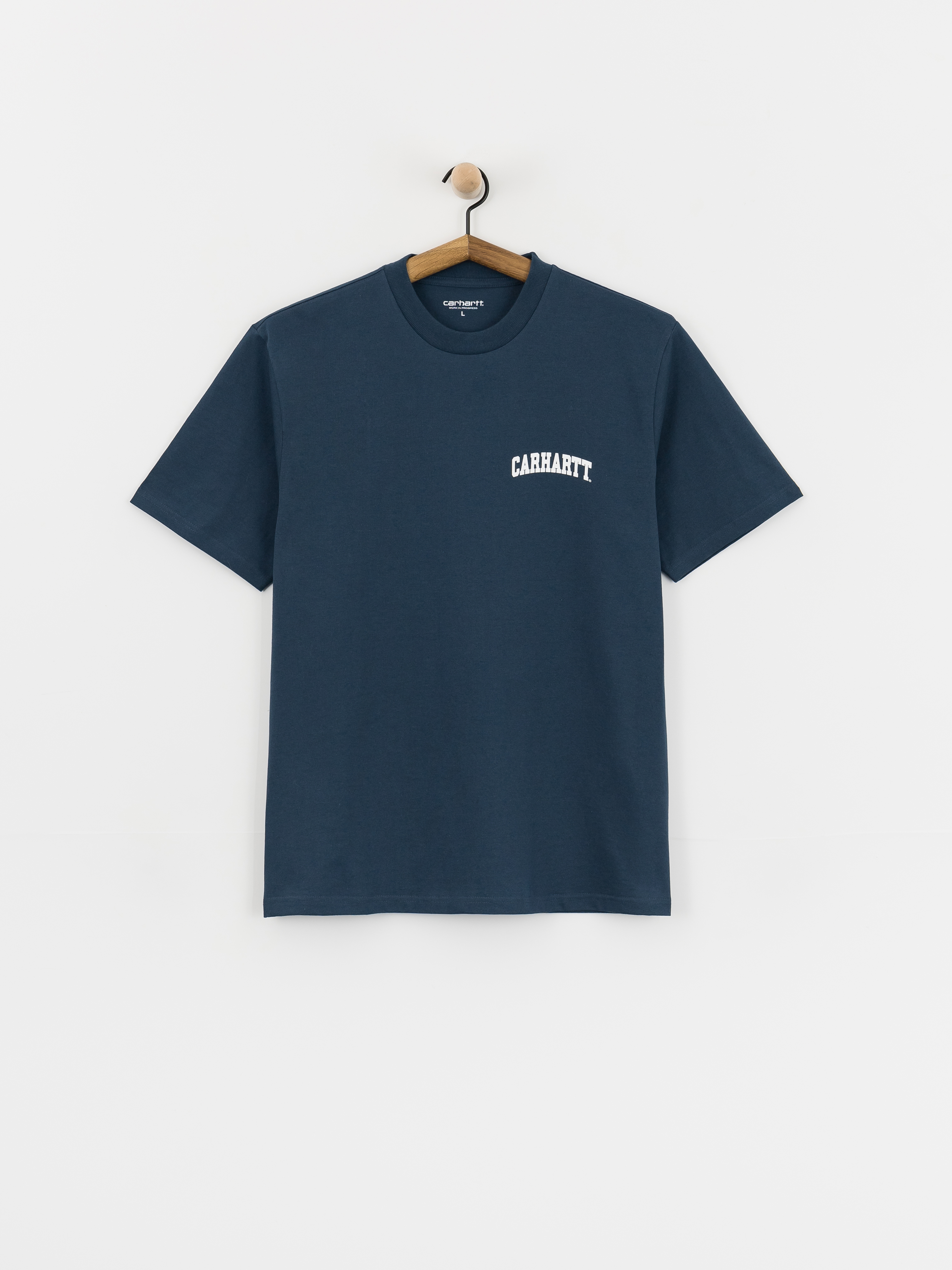 Футболка Carhartt WIP University Script (blue river/white)