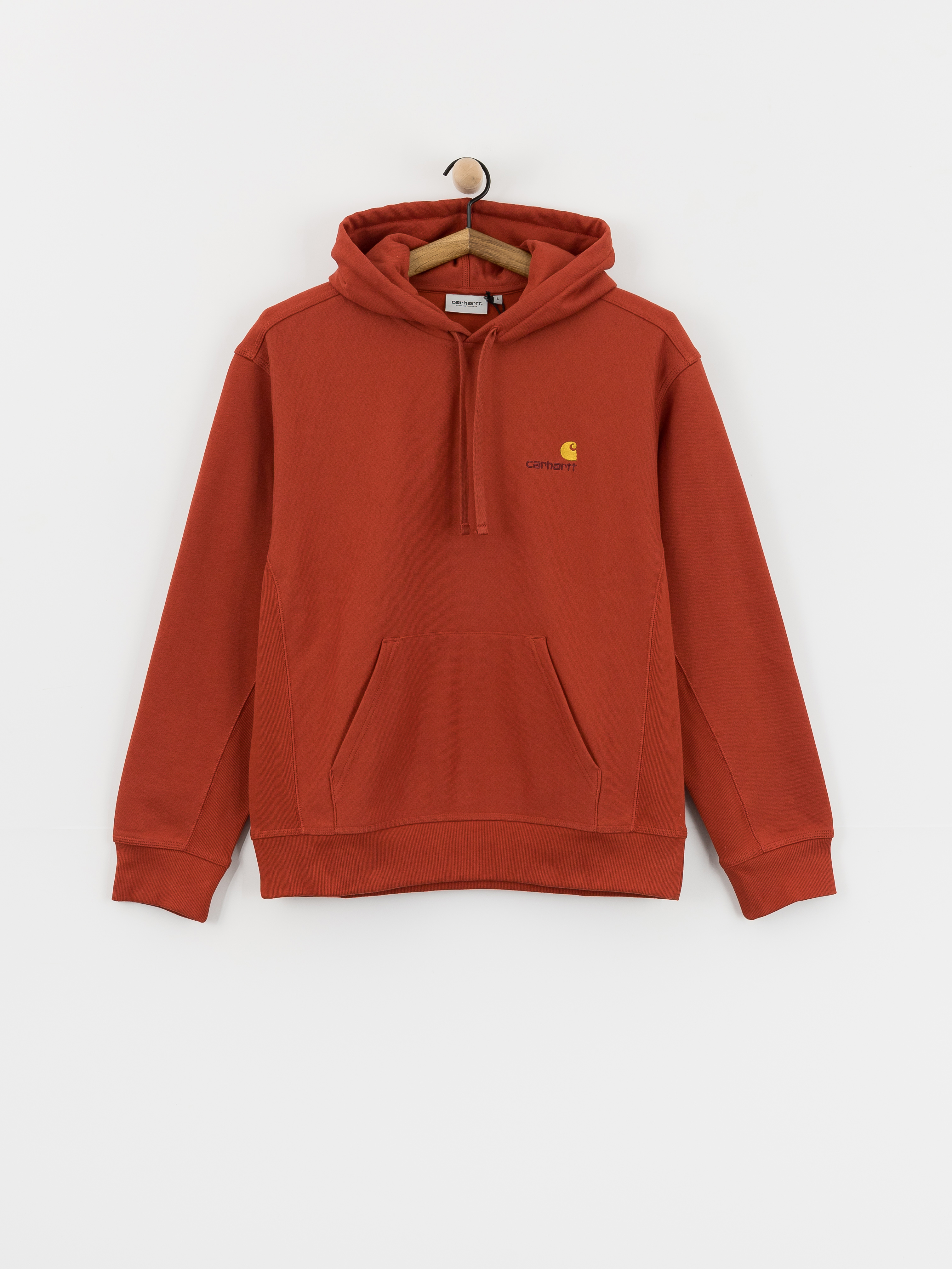 Худі Carhartt WIP American Script HD (oxide red)