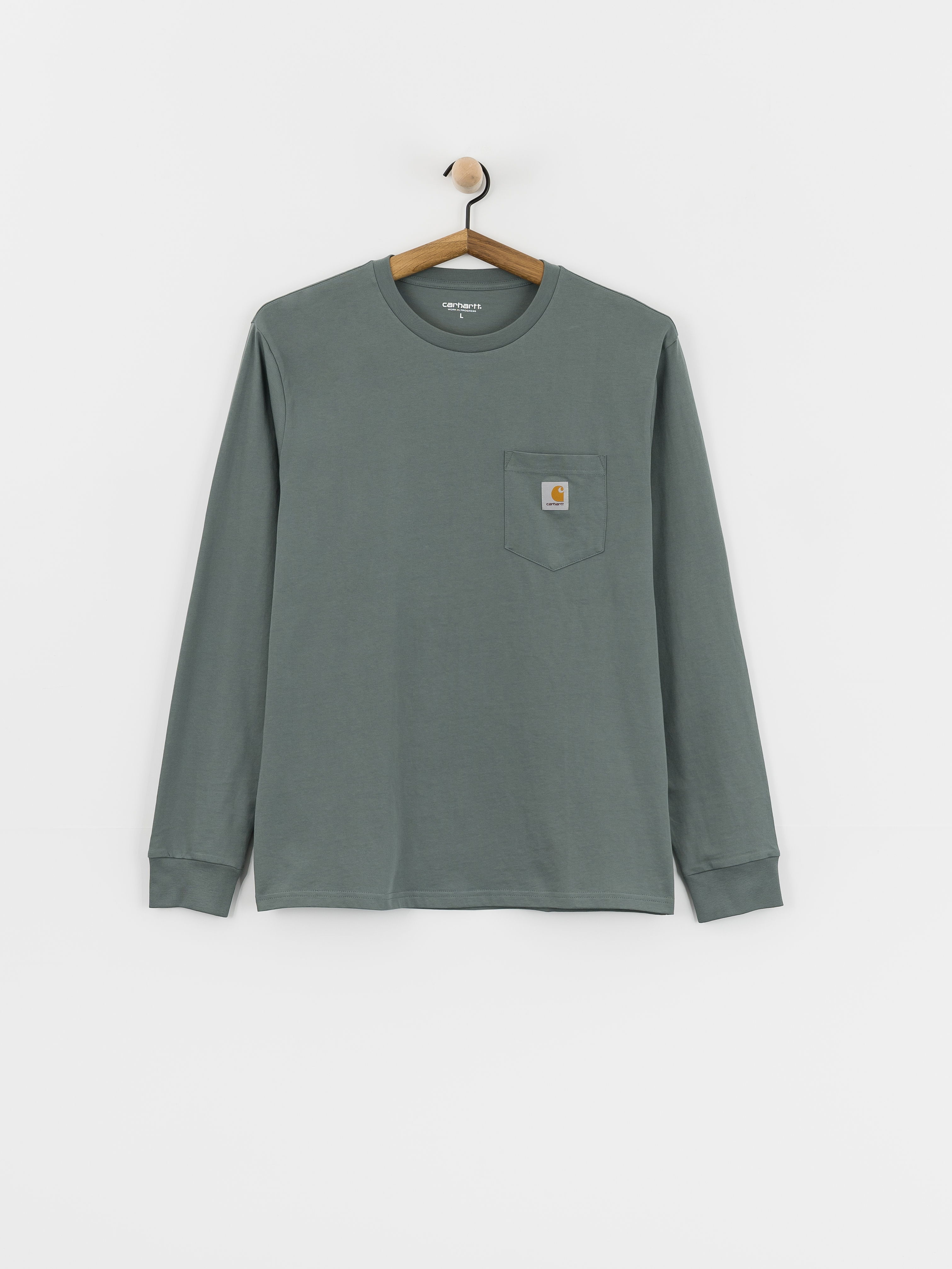 Лонгслів Carhartt WIP Pocket (velvet green)