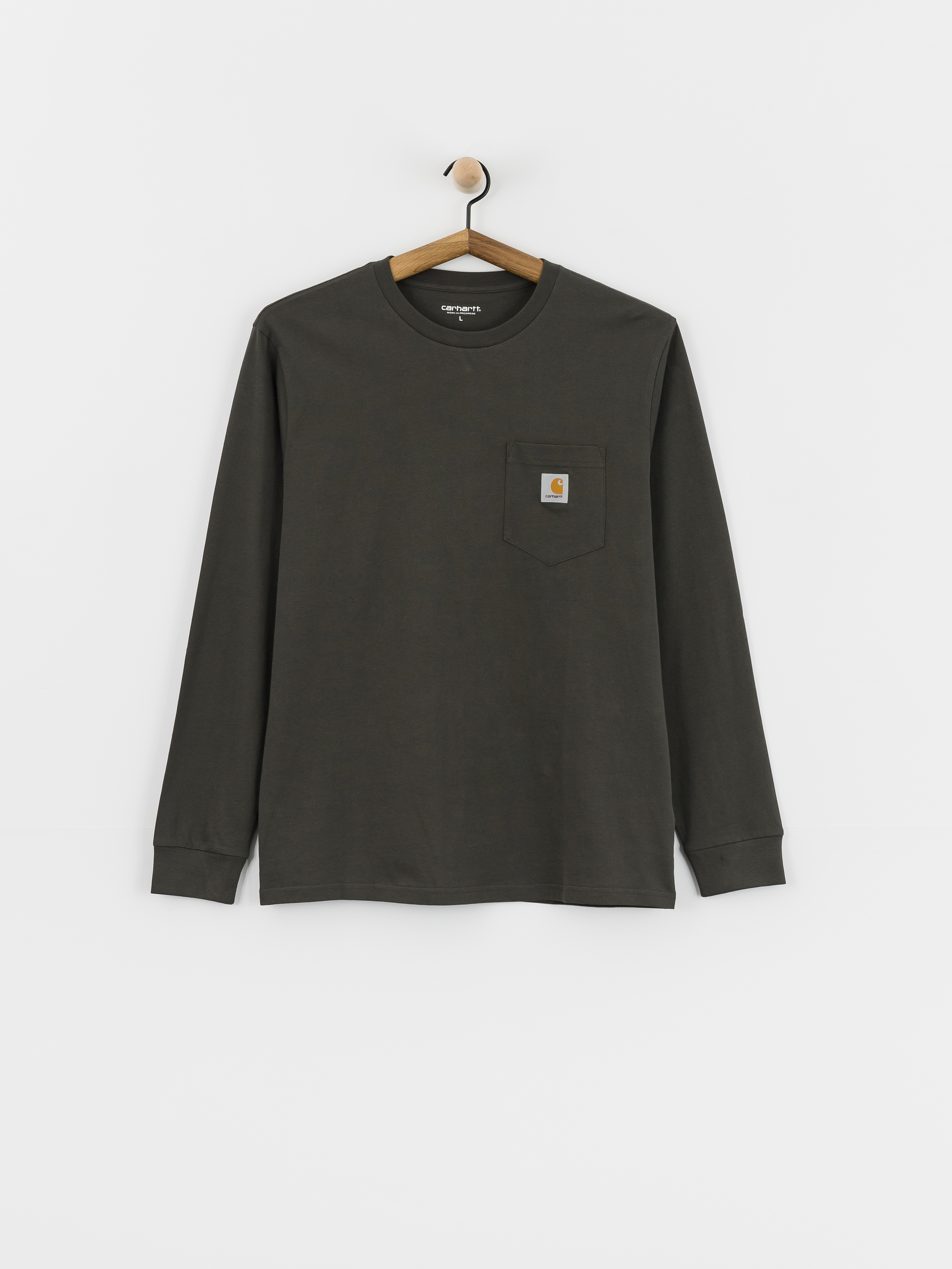 Лонгслів Carhartt WIP Pocket (oxide green)