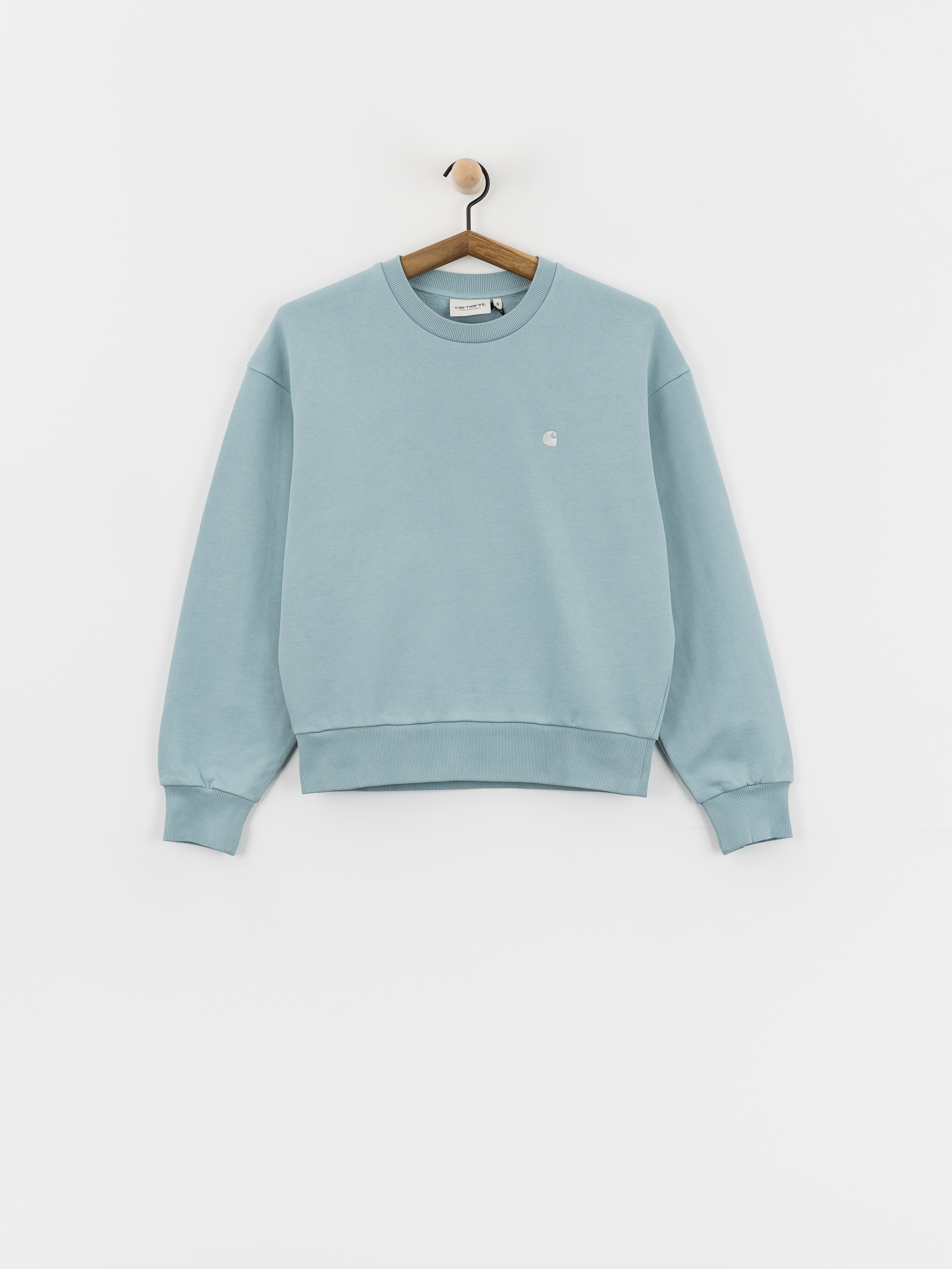 Світшот Carhartt WIP Casey Wmn (tourmaline/silver)