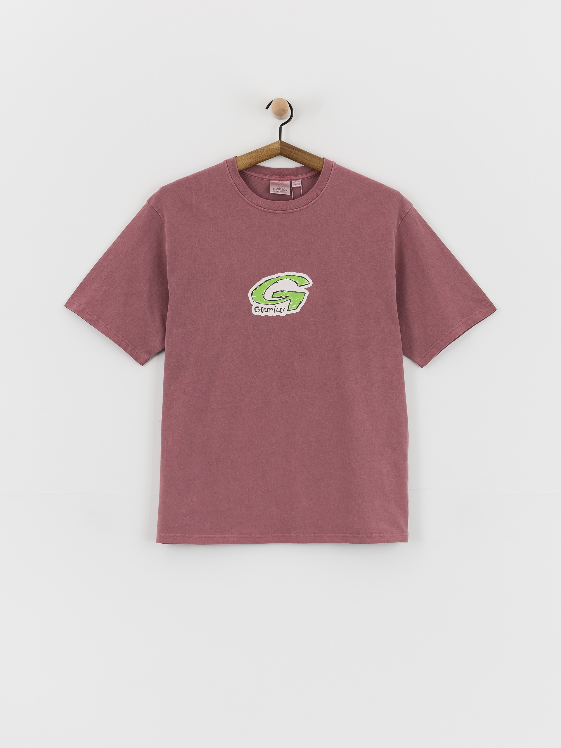 Футболка Gramicci G-Scribble Pigment Dyed (red pigment)