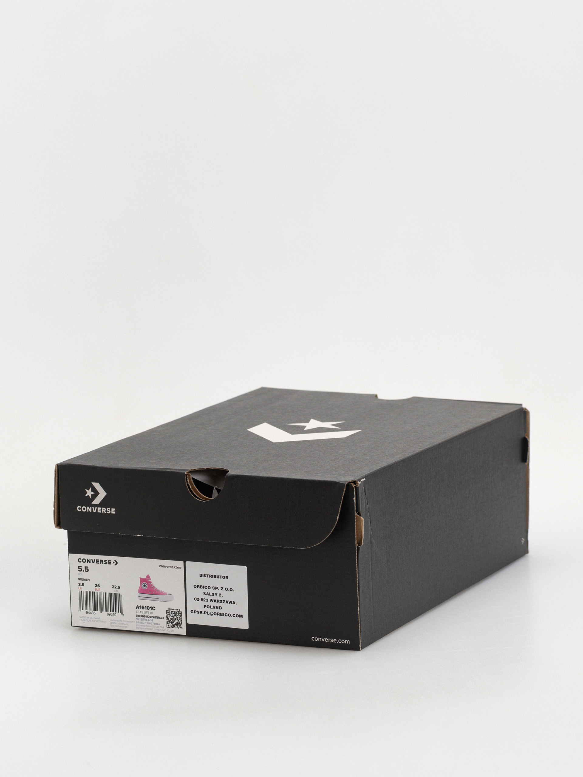 Кеди Converse Chuck Taylor All Star Lift Hi Wmn (shocking orchid/white/black)