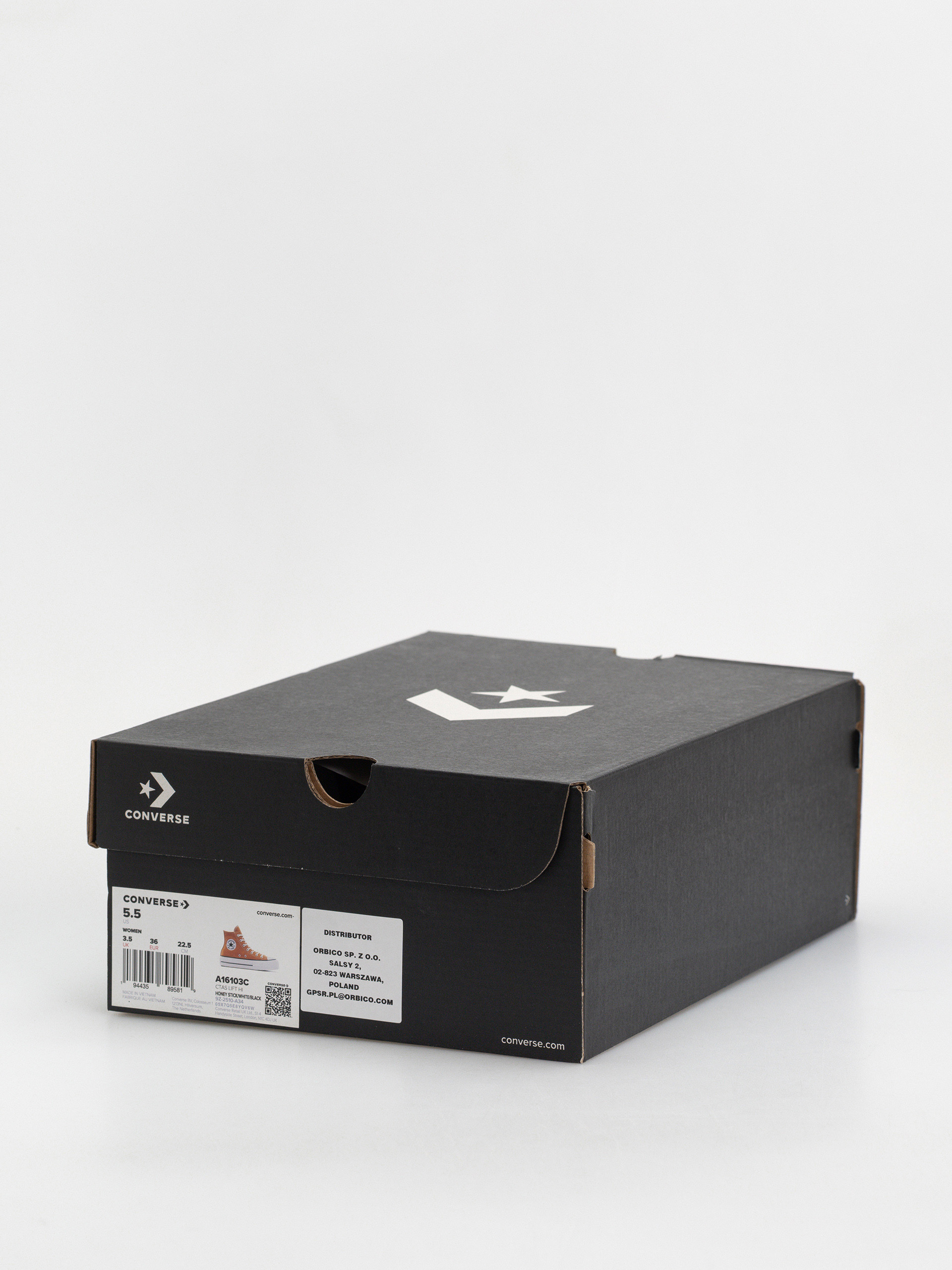 Кеди Converse Chuck Taylor All Star Lift Hi Wmn (honey stick/white/black)