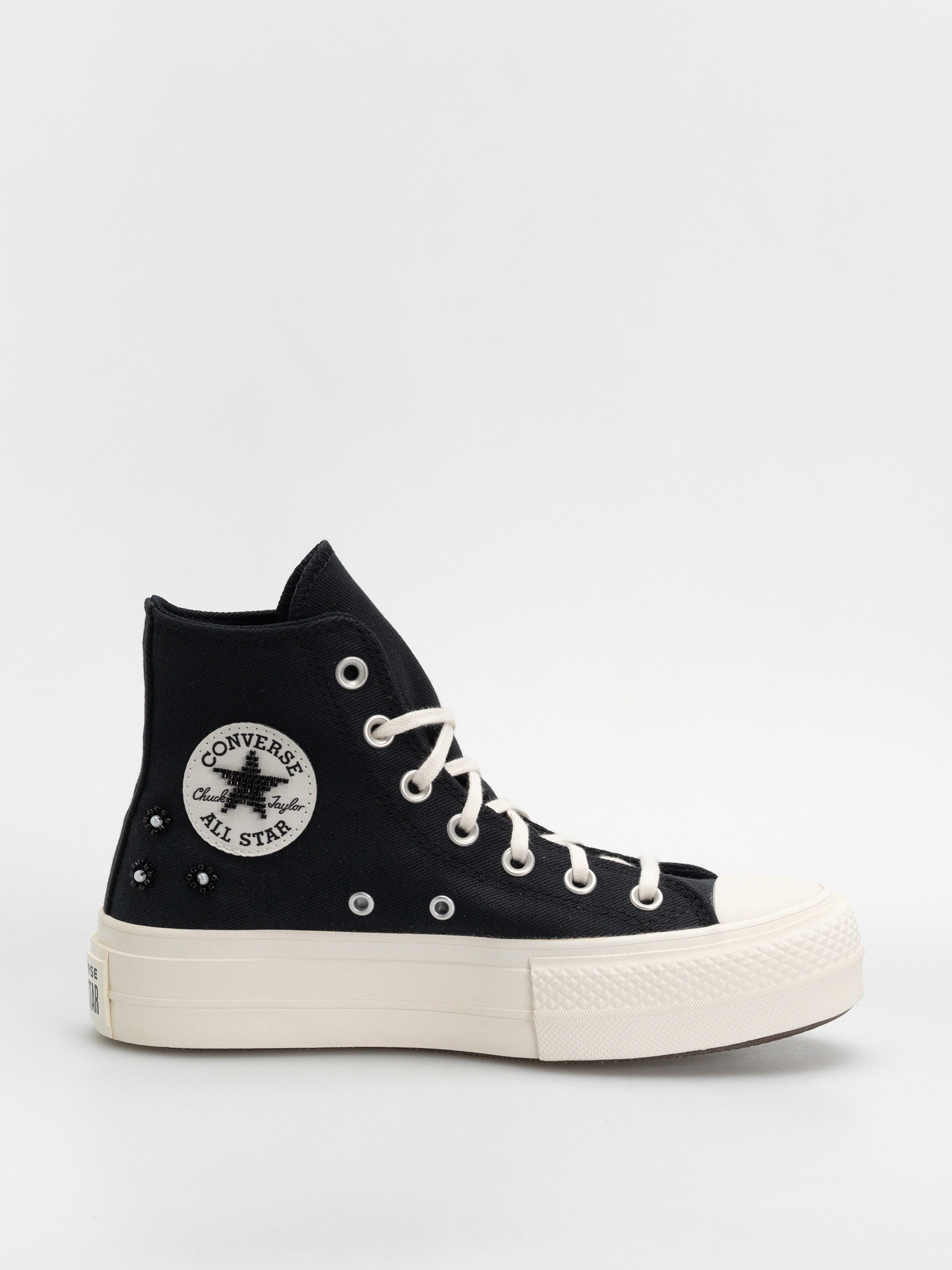 u041au0435u0434u0438 Converse Chuck Taylor All Star Lift Hi Wmn (black/black/egret)