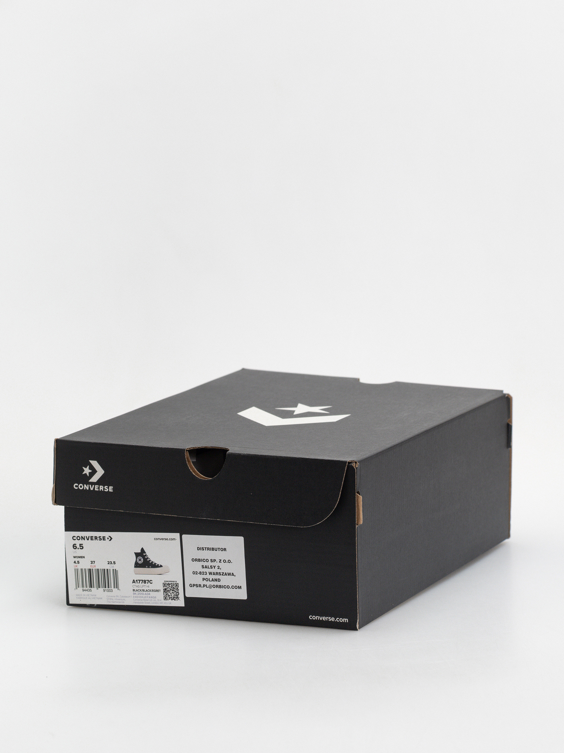 Кеди Converse Chuck Taylor All Star Lift Hi Wmn (black/black/egret)