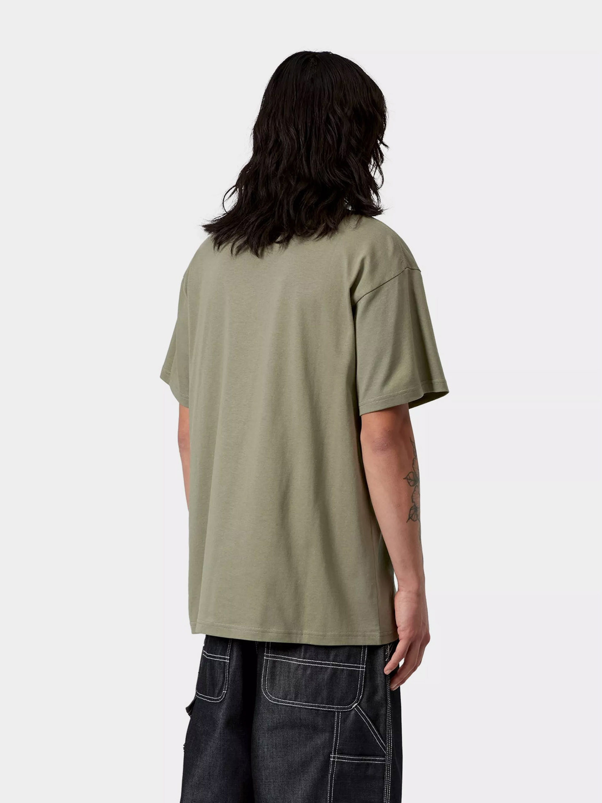 Футболка Carhartt WIP Barbwire C (dollar green)
