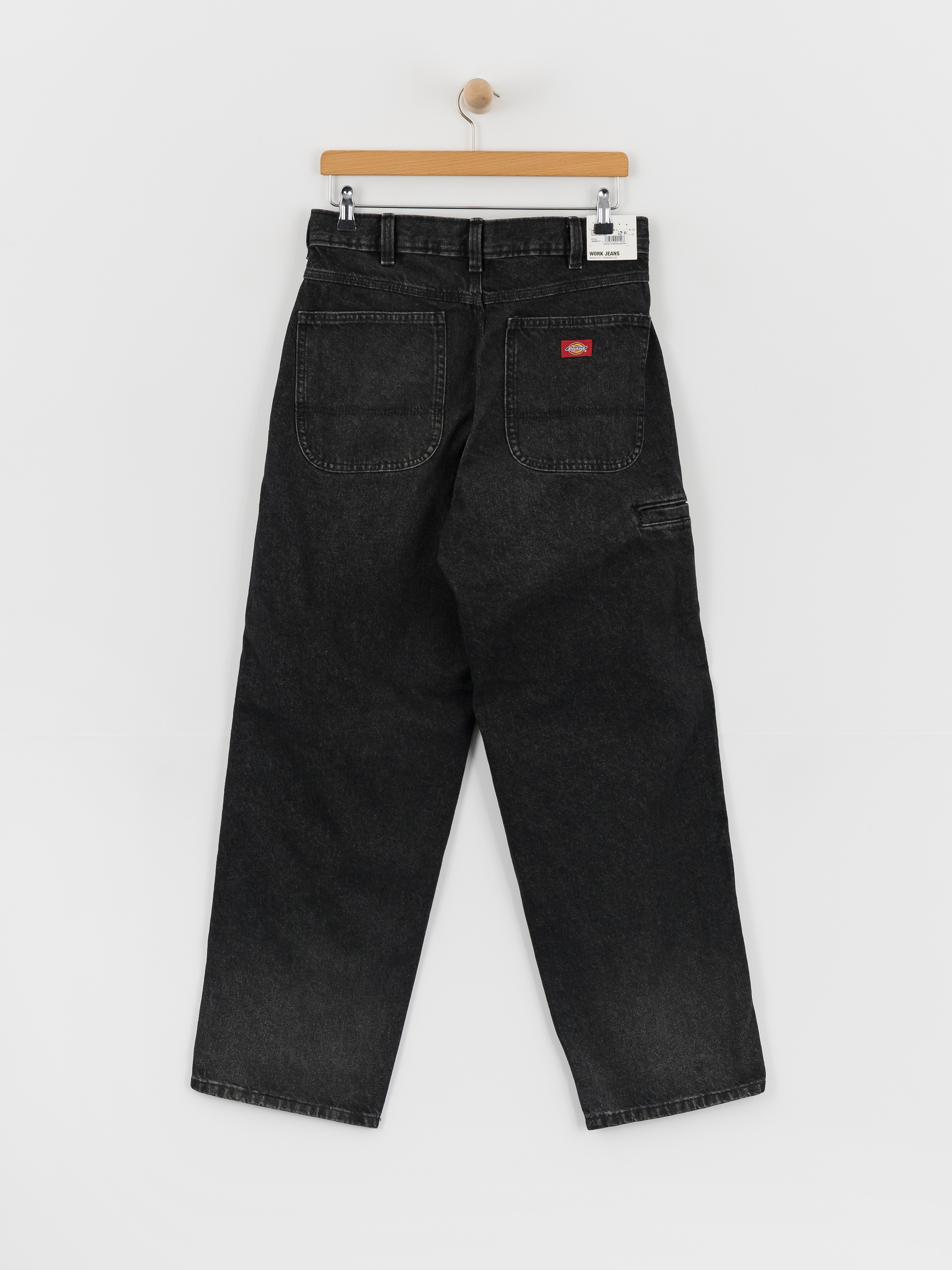 Штани Dickies 958 Baggy Tapered Work (black wash faded)