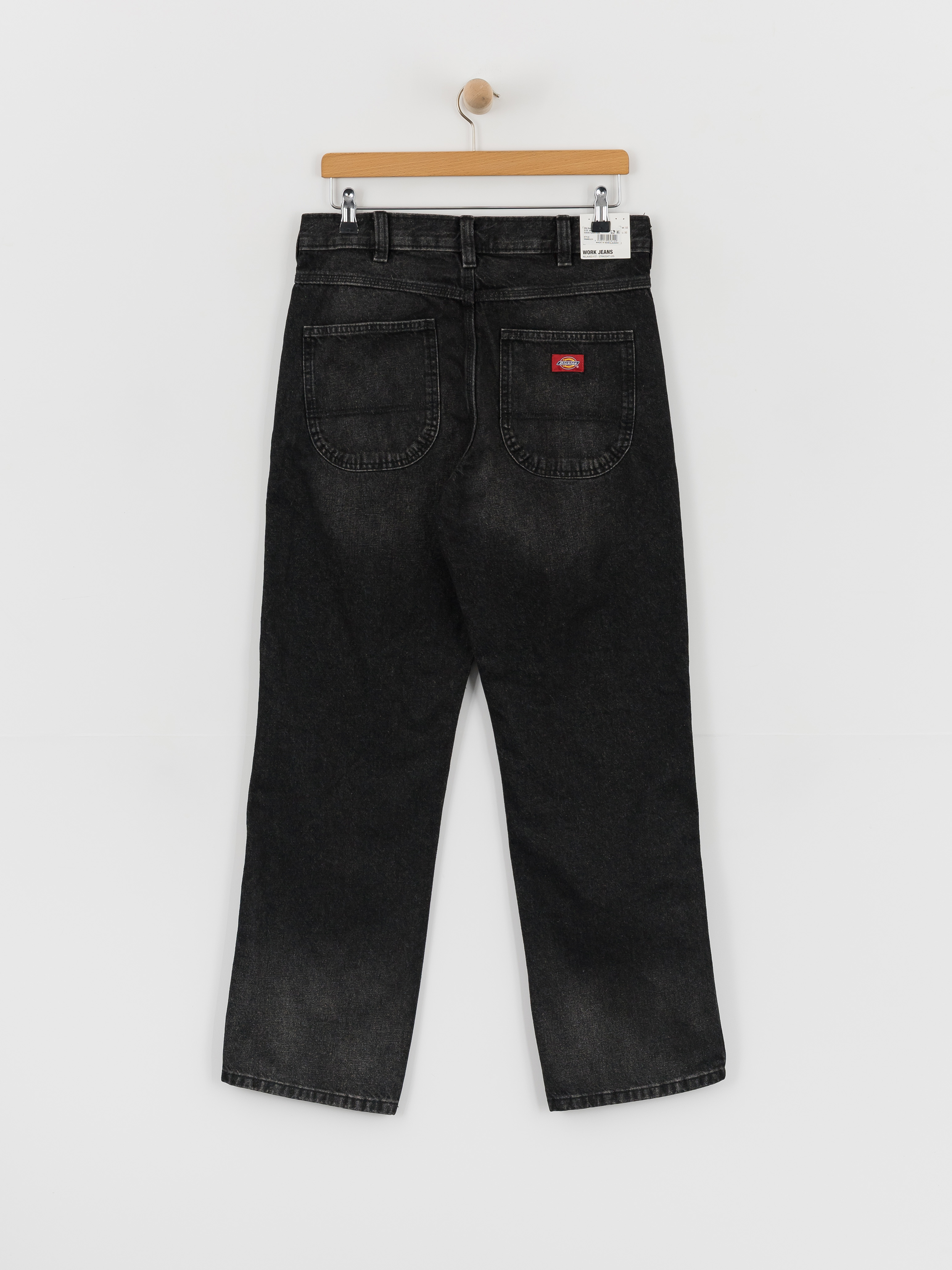 Штани Dickies 954 Relaxed Straight Work (black wash faded)