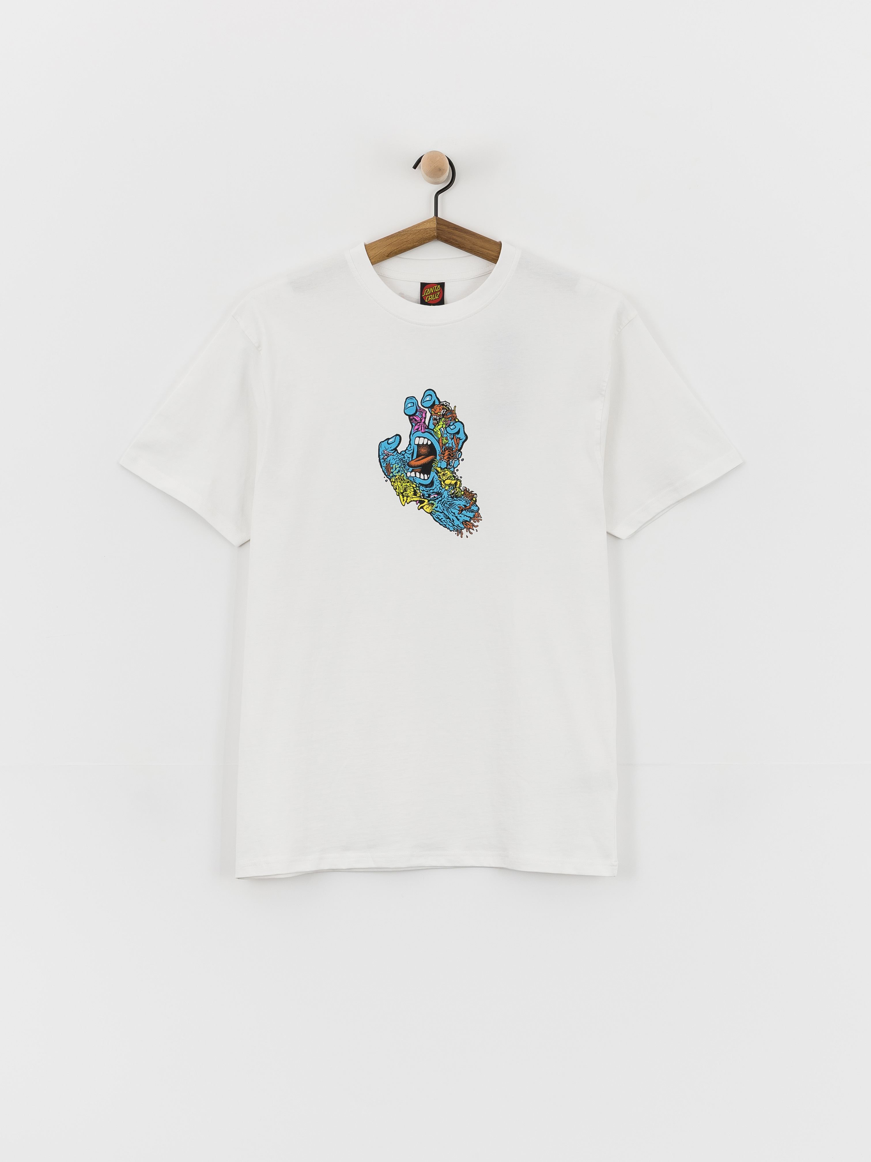 Футболка Santa Cruz Roskopp Screaming Five Frnt (white)
