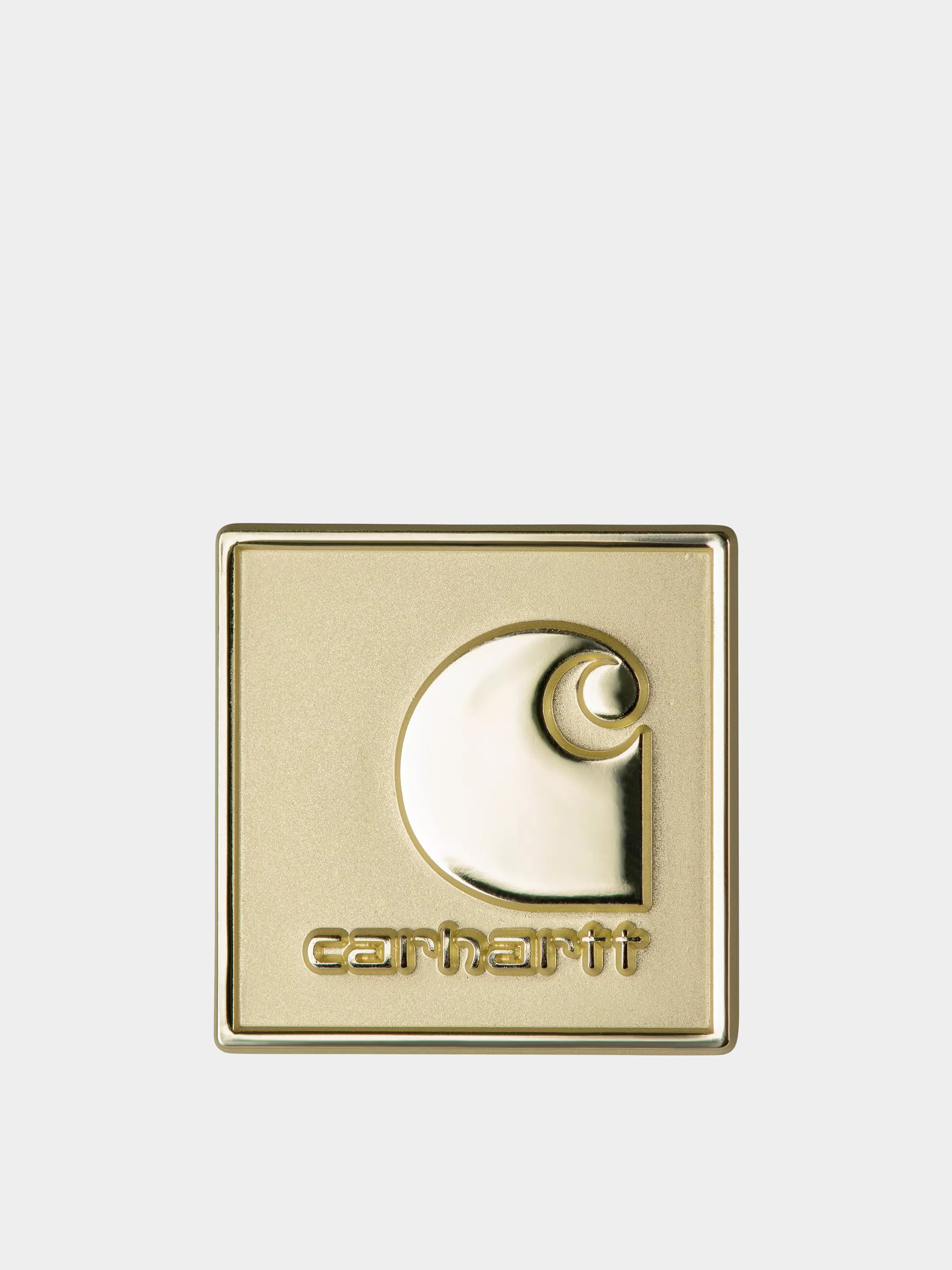 Значок Carhartt WIP Square Label (gold)