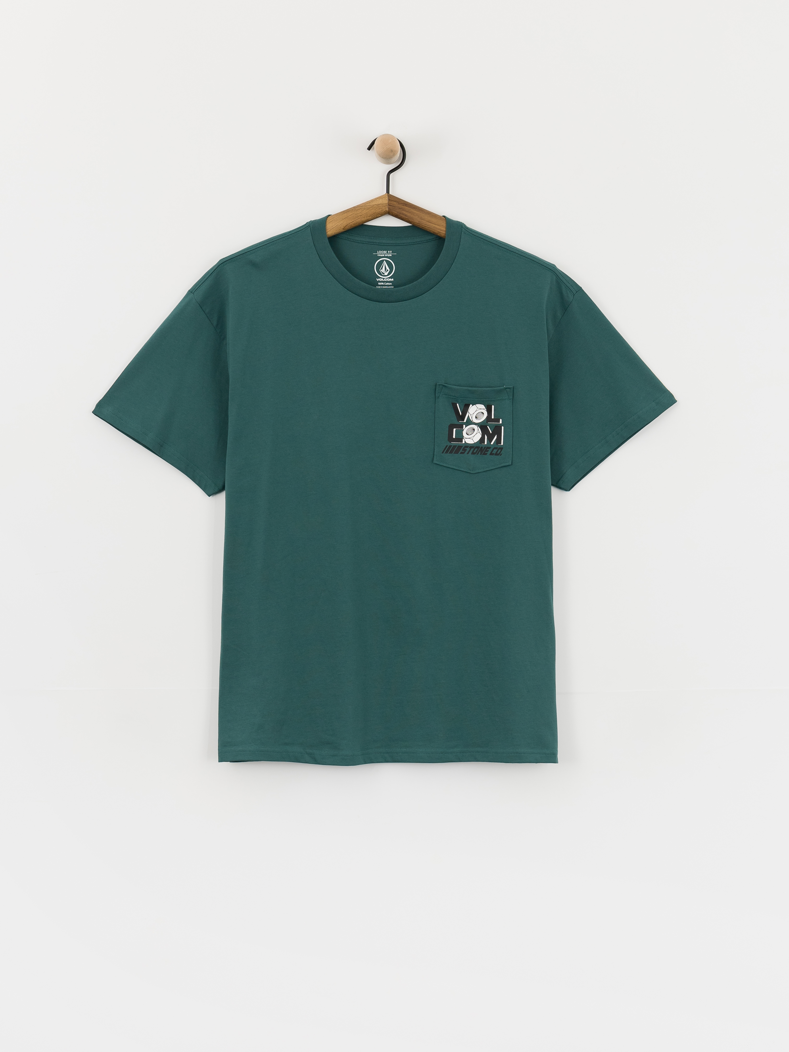 Футболка Volcom Parted Out Pocket (rifle green)