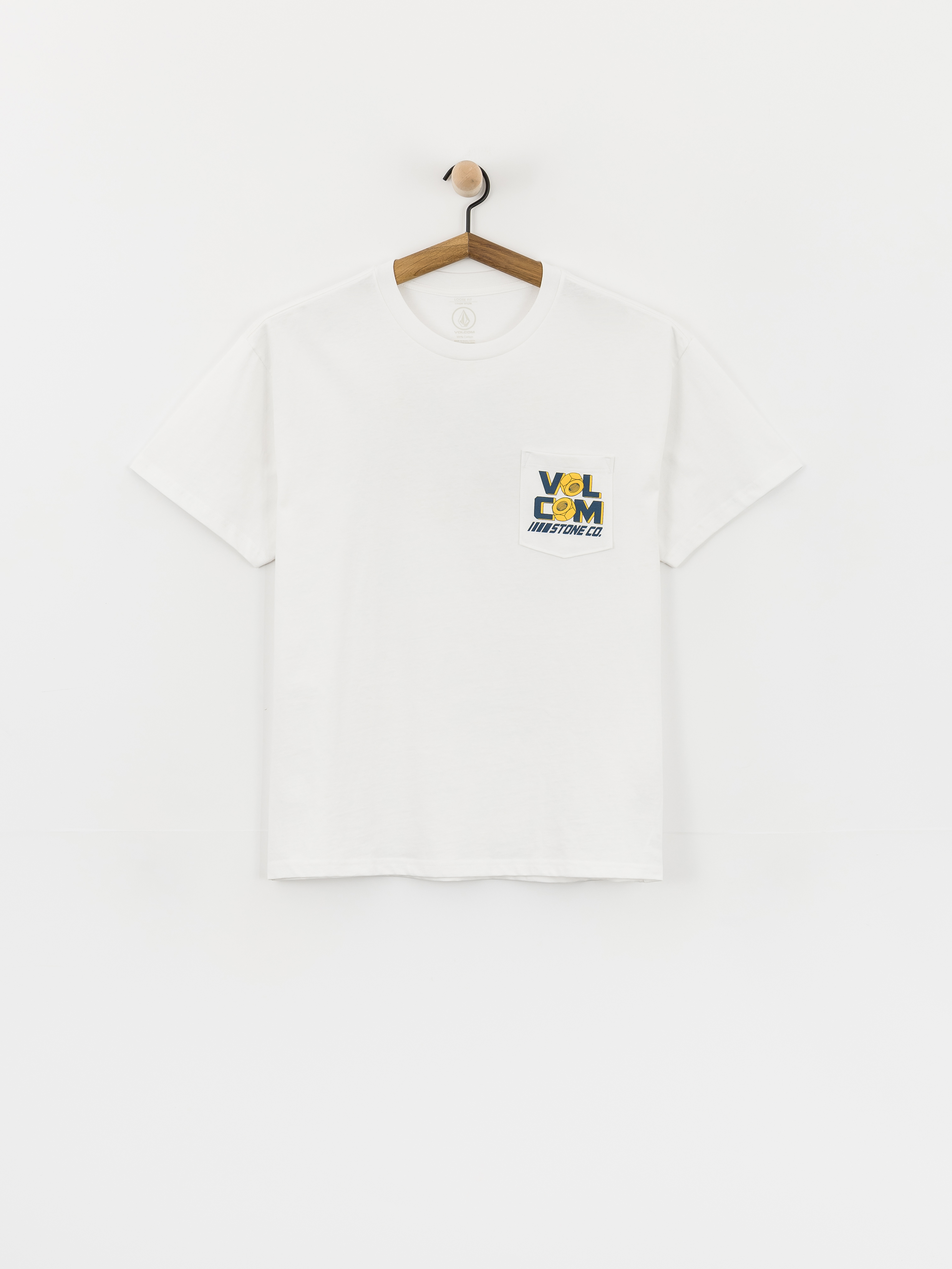 Футболка Volcom Parted Out Pocket (white)