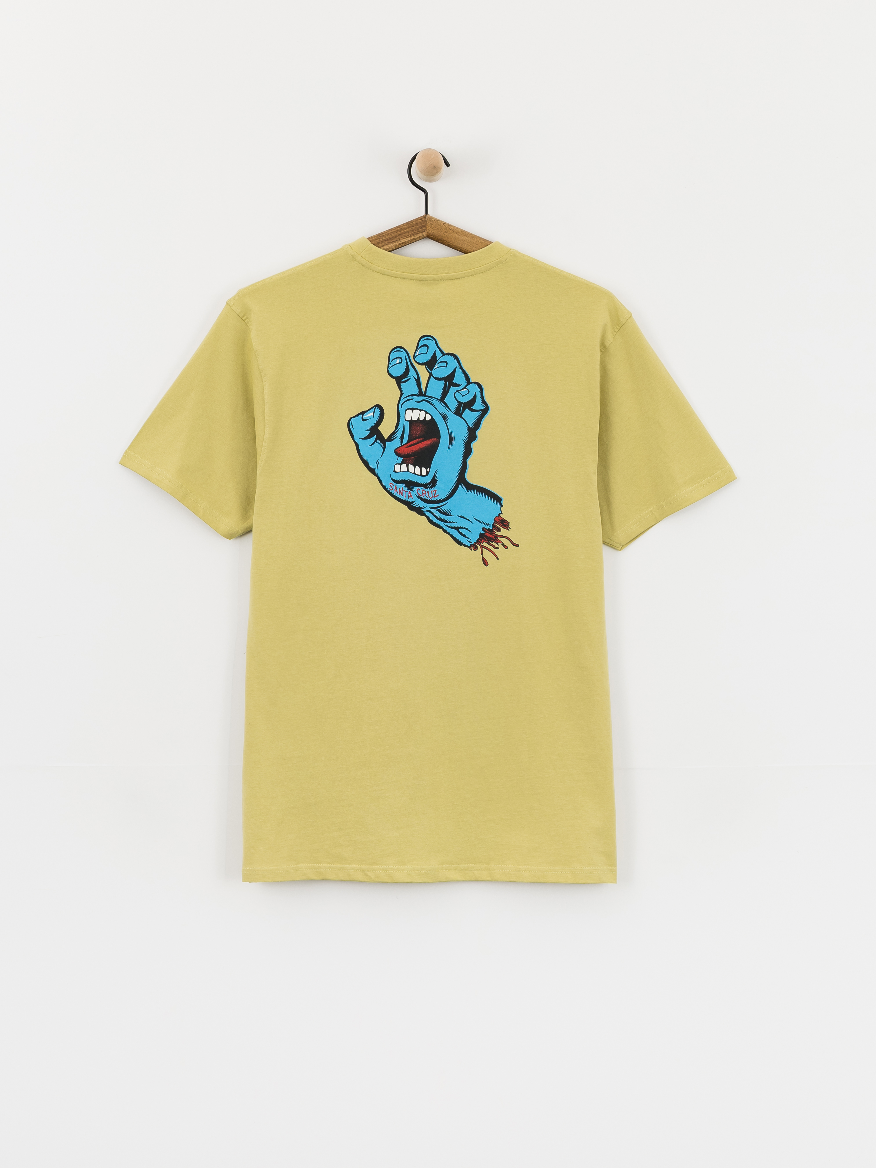 Футболка Santa Cruz Screaming Hand Chest (faded khaki)