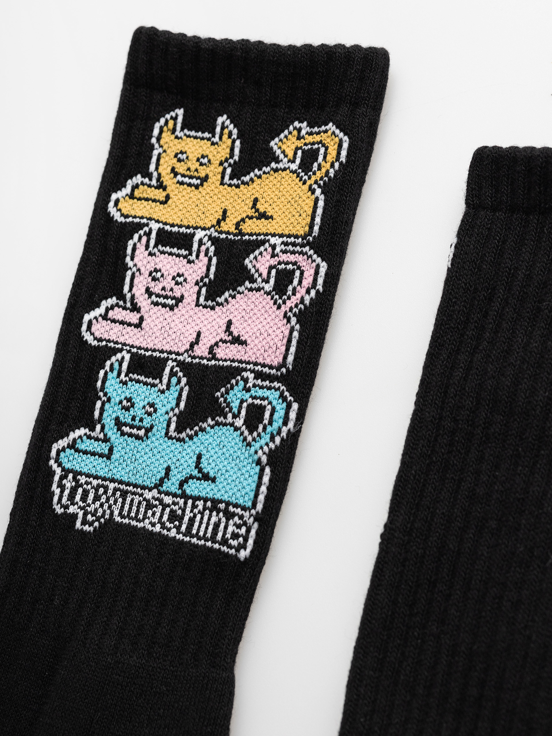  Шкарпетки Toy Machine Triple Cat (black)