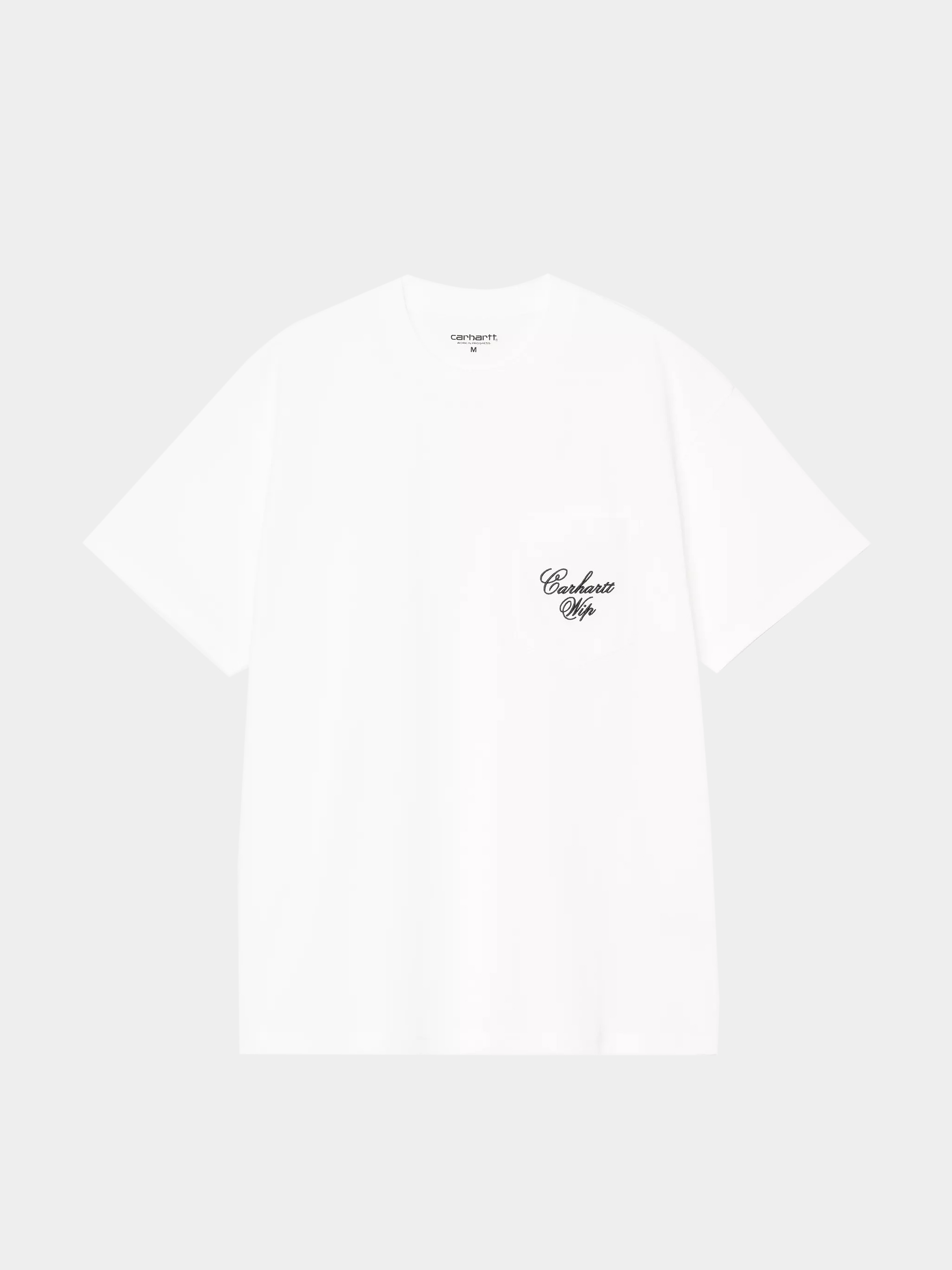 Футболка Carhartt WIP Longhand Pocket (white/black)