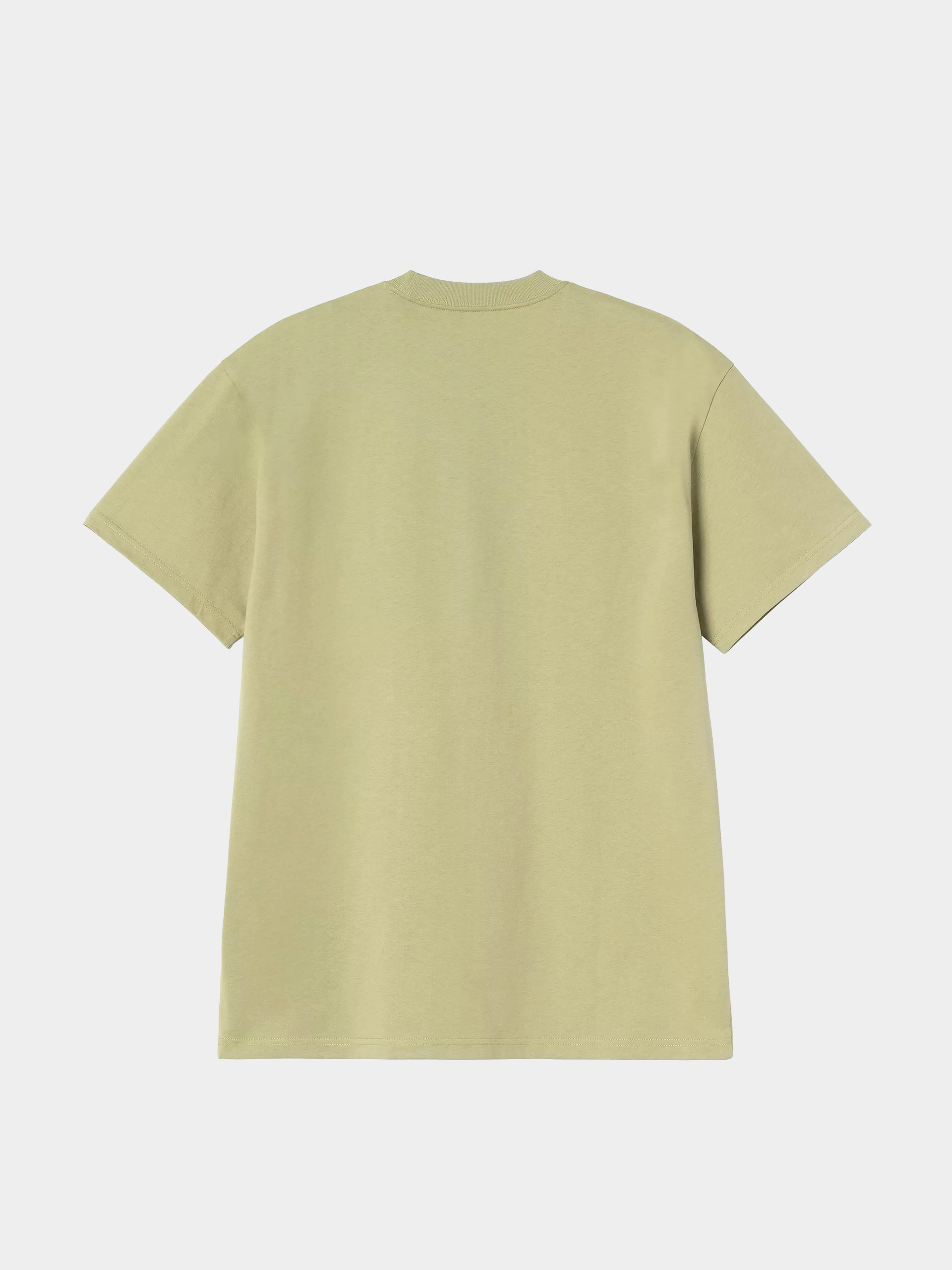 Футболка Carhartt WIP Longhand Pocket (gentle green/white)