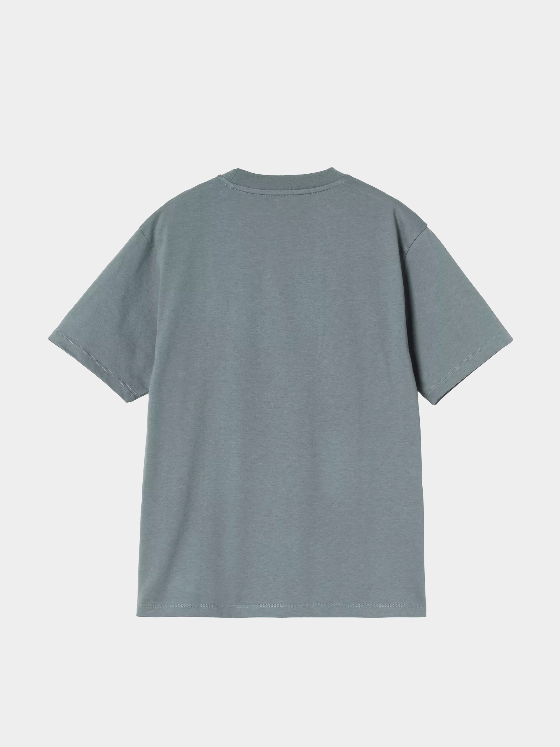 Футболка Carhartt WIP Pocket Heart Wmn (cozy blue/red)