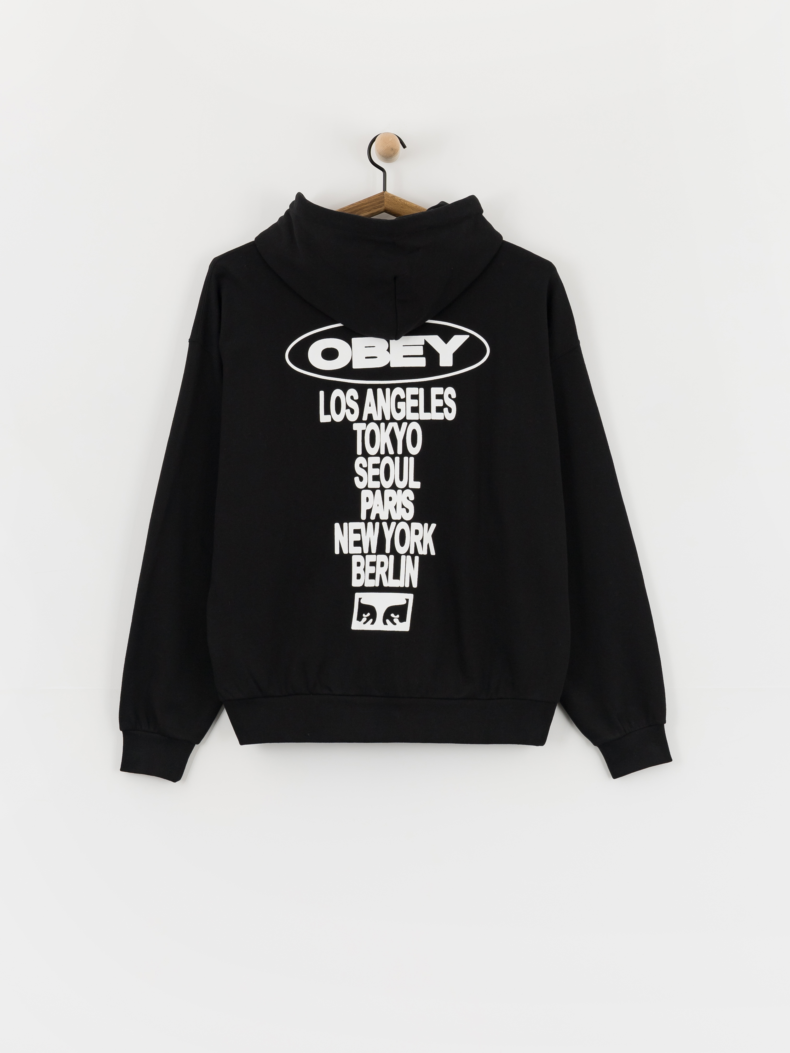 Худі OBEY Oval Cities HD (black)