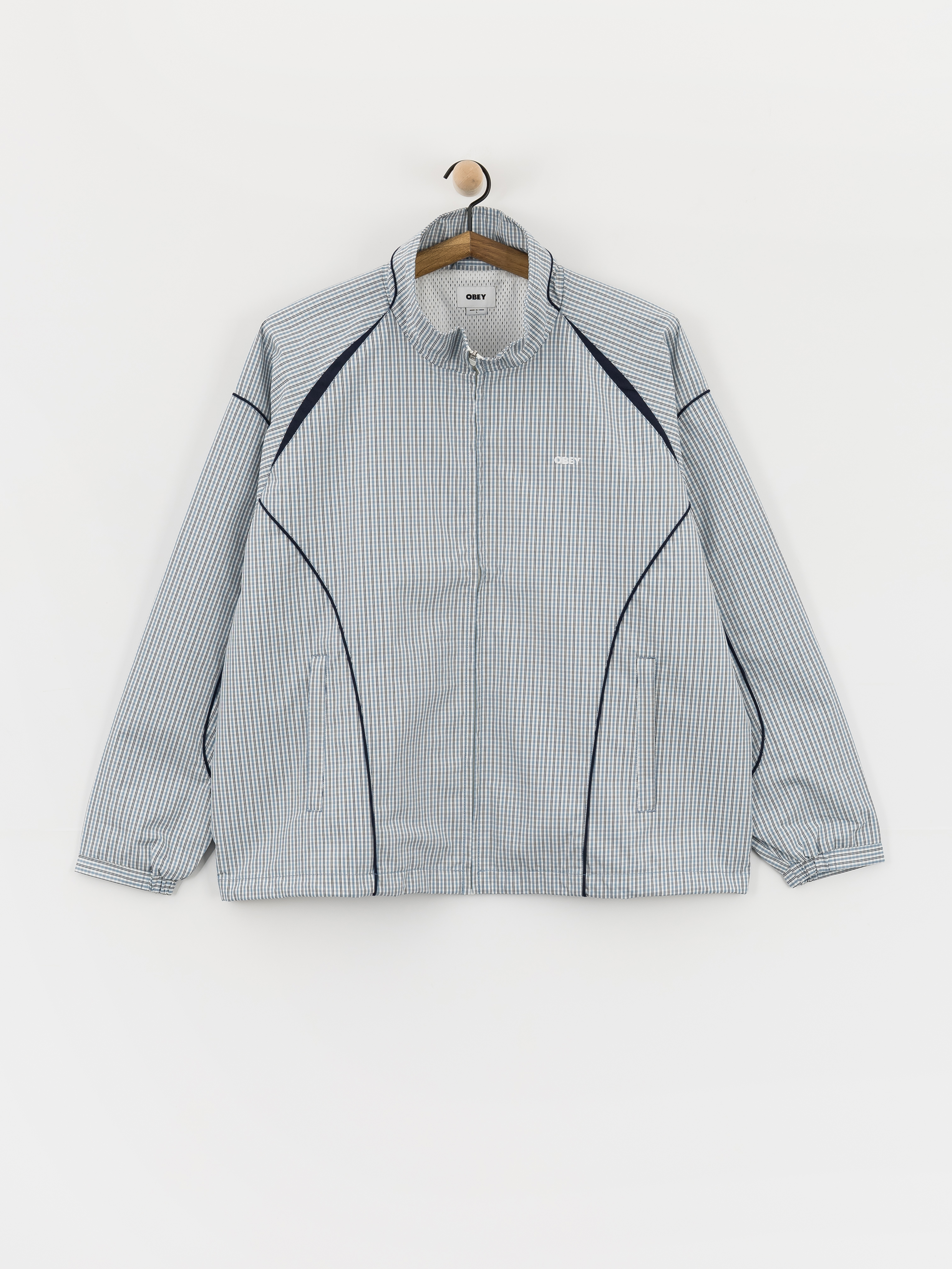 Куртка OBEY Practice Windbreaker (plaid multi)