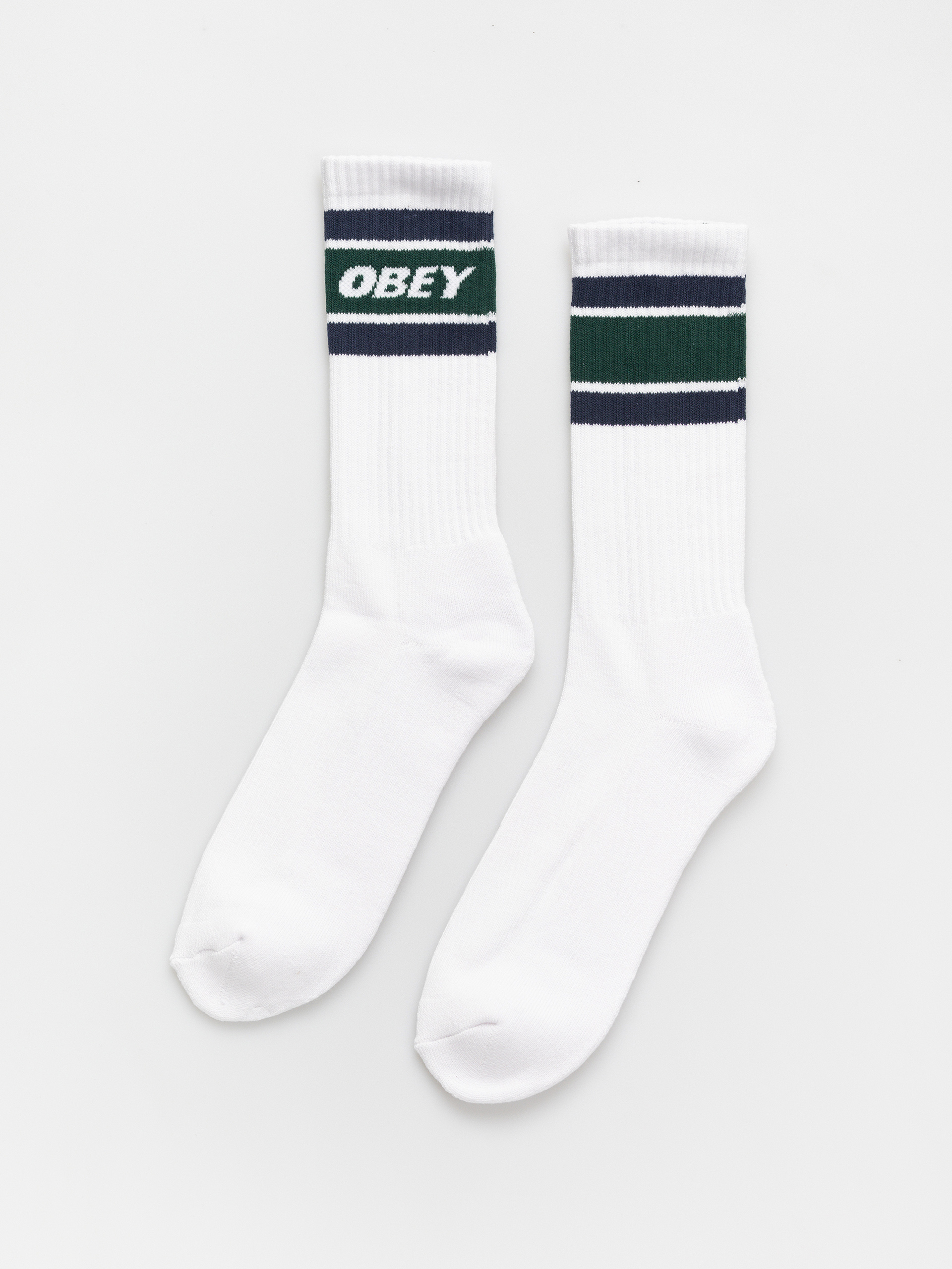  Шкарпетки OBEY Cooper II (white/eden green)