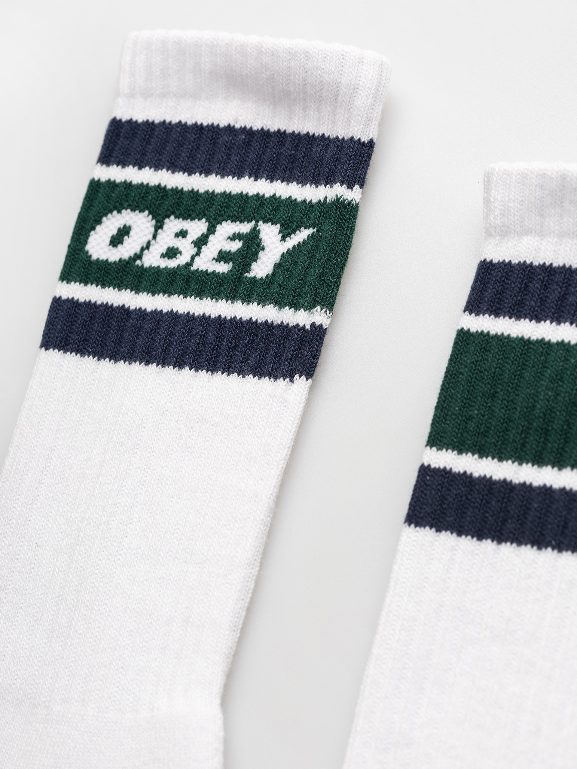  Шкарпетки OBEY Cooper II (white/eden green)