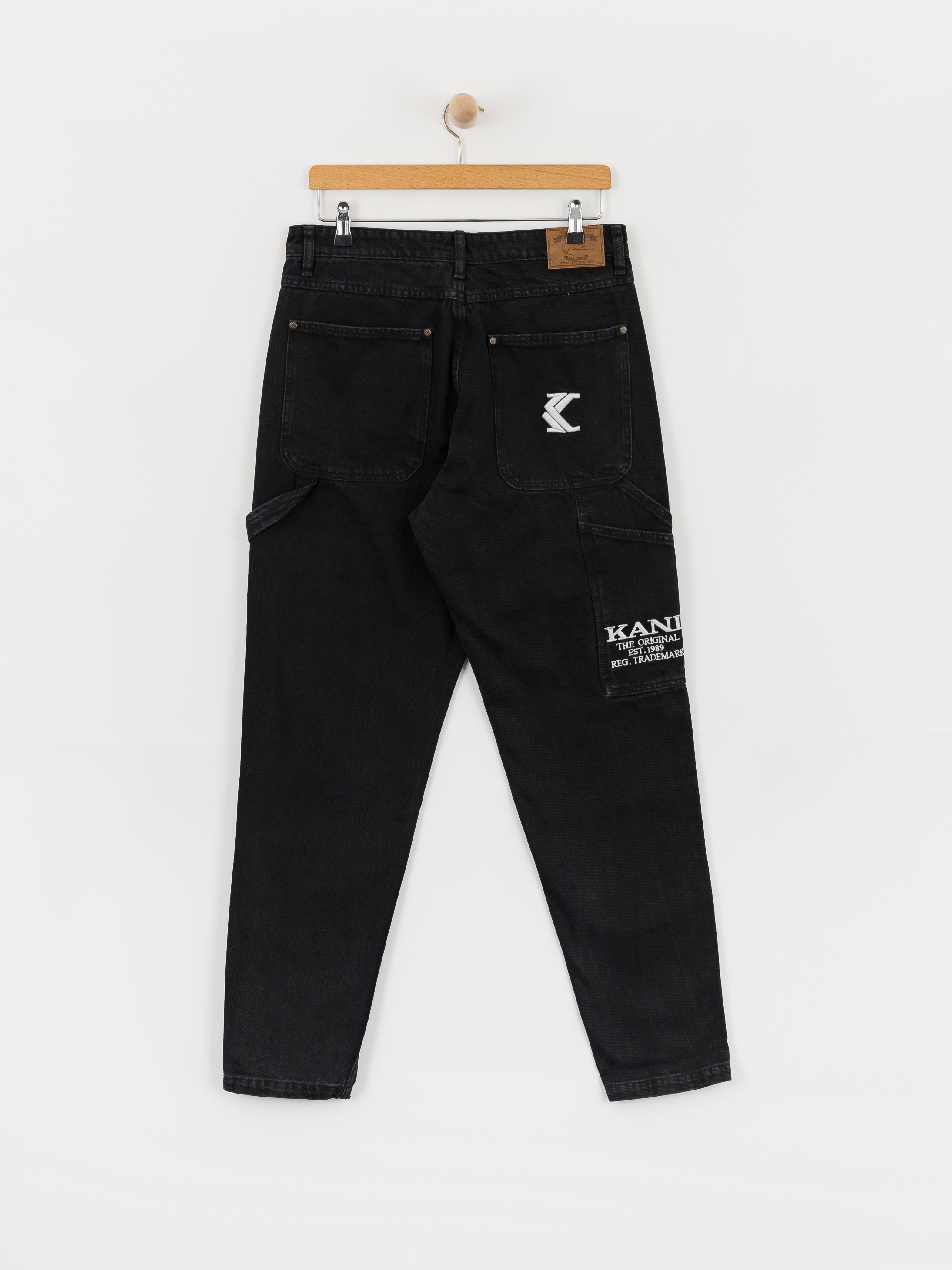 Штани Karl Kani Retro Tapered Workwear Denim (vintage black)