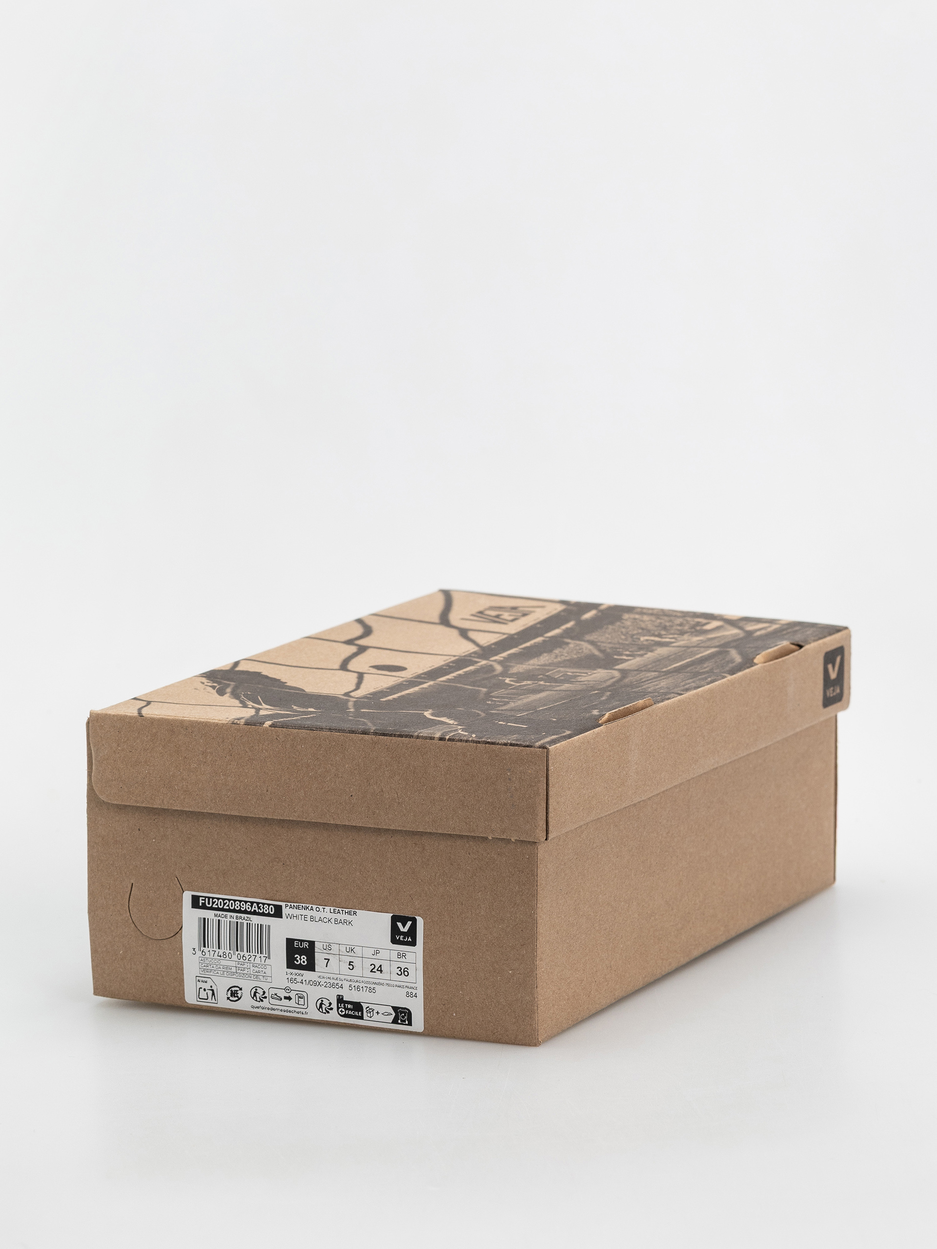 Взуття Veja Panenka Wmn (white black bark)