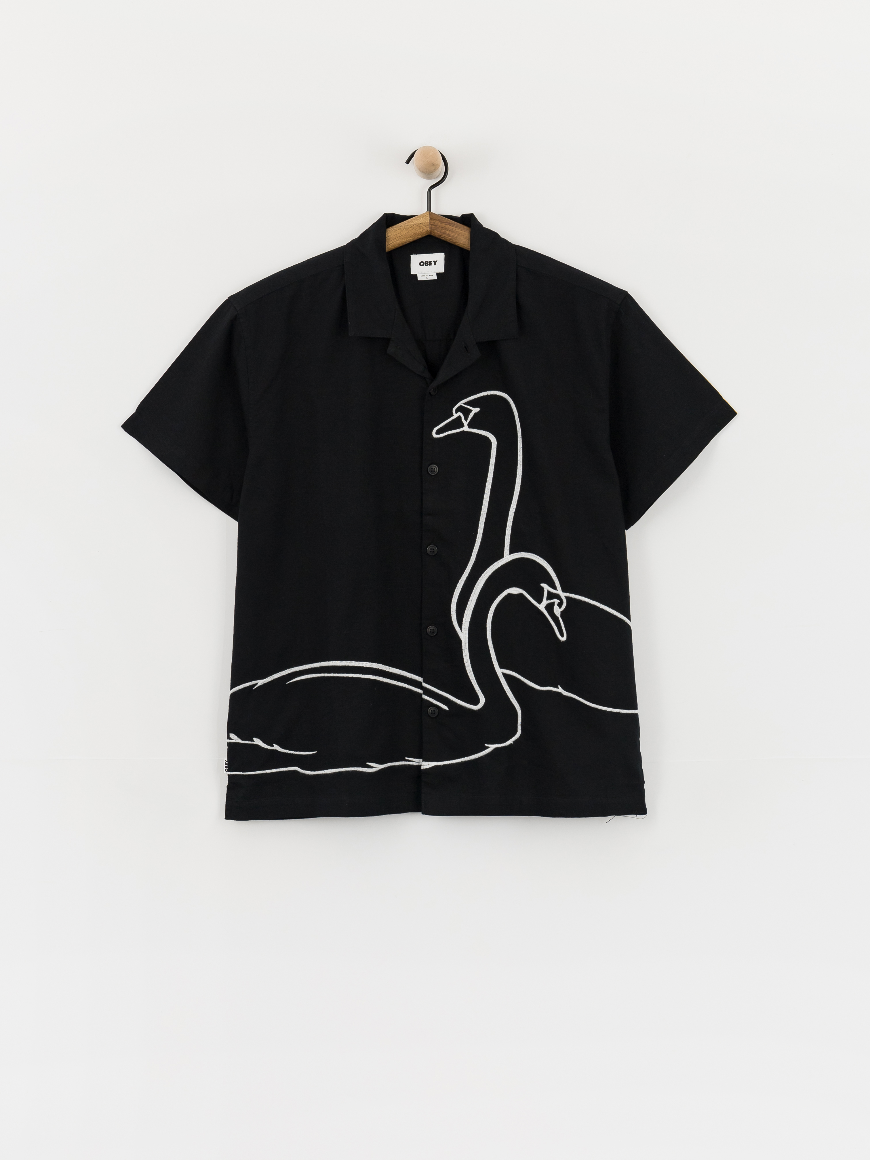 Сорочка OBEY Cliff (black)