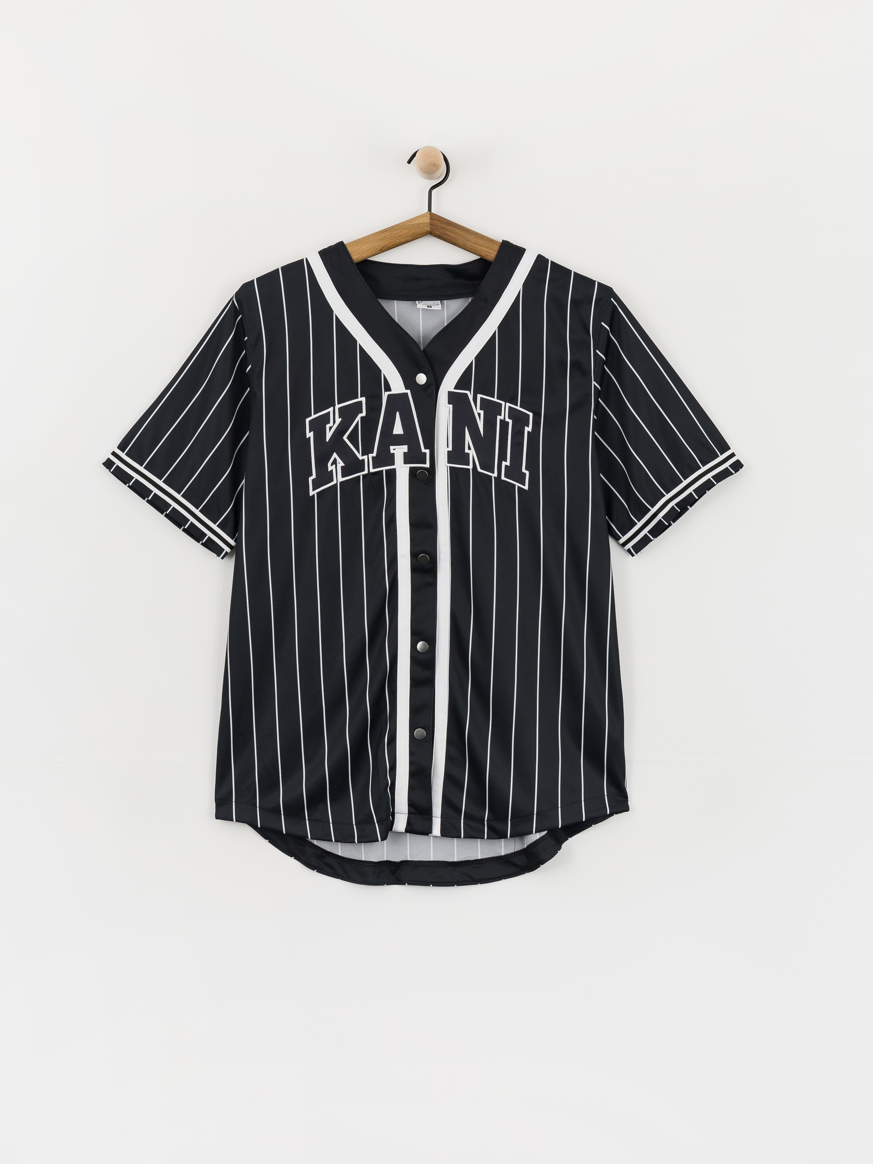 u0421u043eu0440u043eu0447u043au0430 Karl Kani Serif Pinstripe Baseball (black/white)