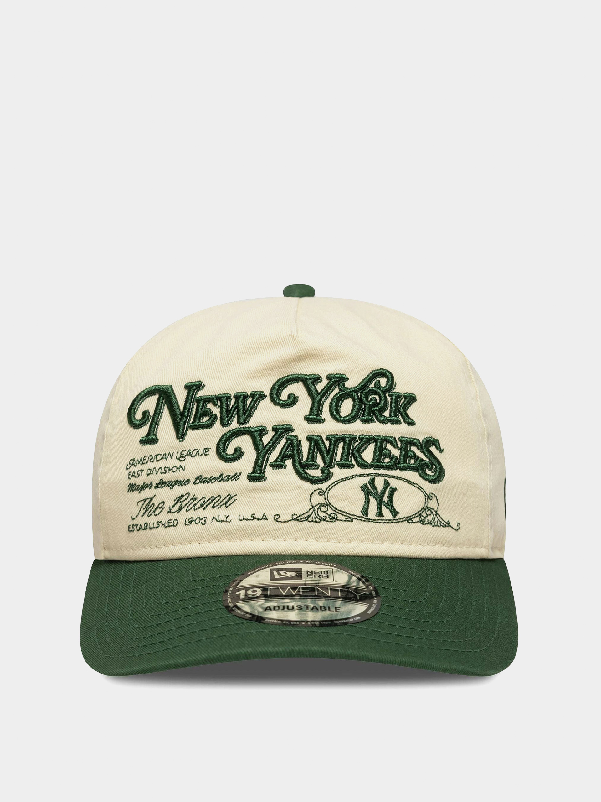 Кепка New Era Washed Graphic 19Twenty New York Yankees (light cream/cigar)