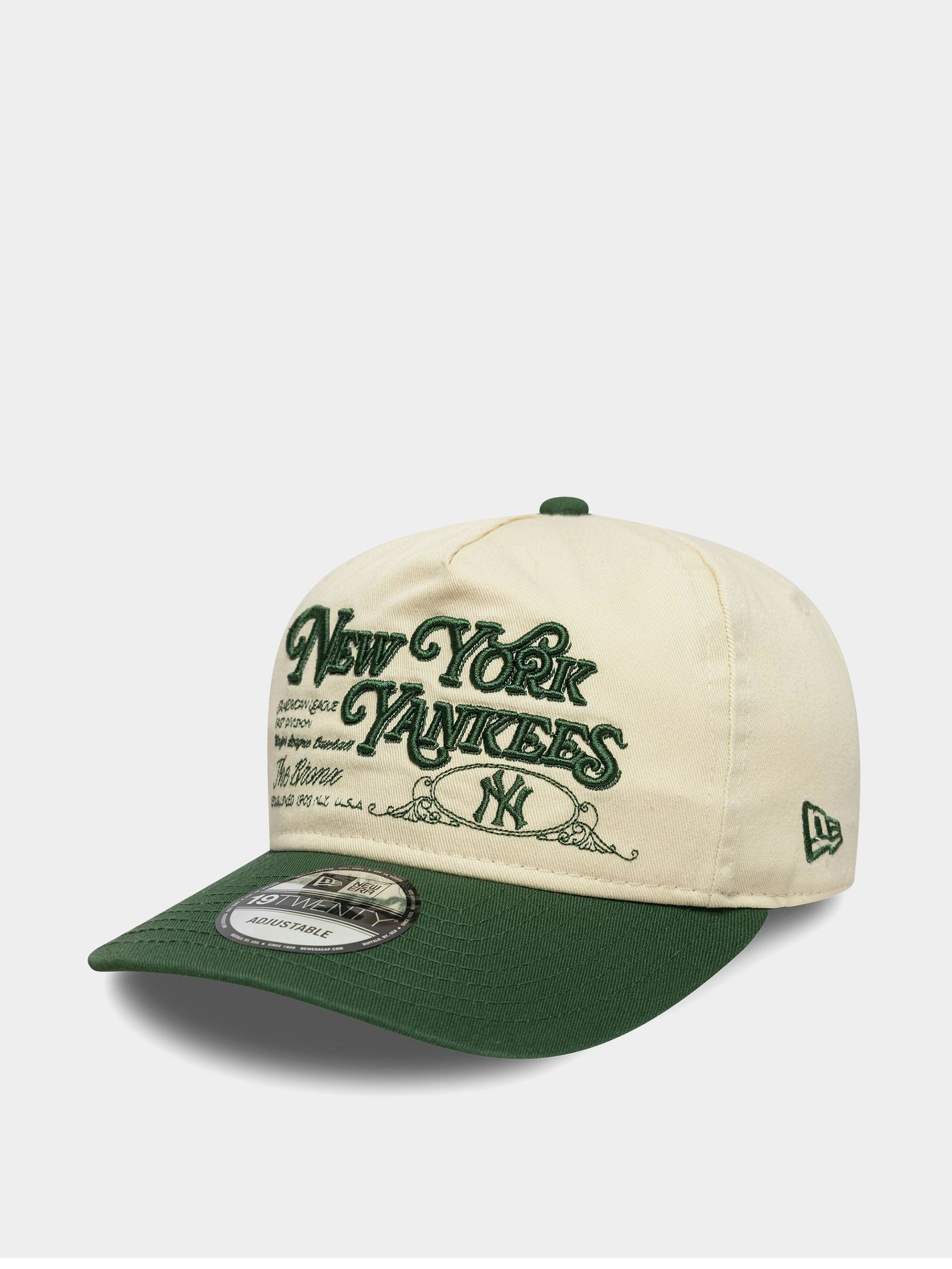 Кепка New Era Washed Graphic 19Twenty New York Yankees (light cream/cigar)