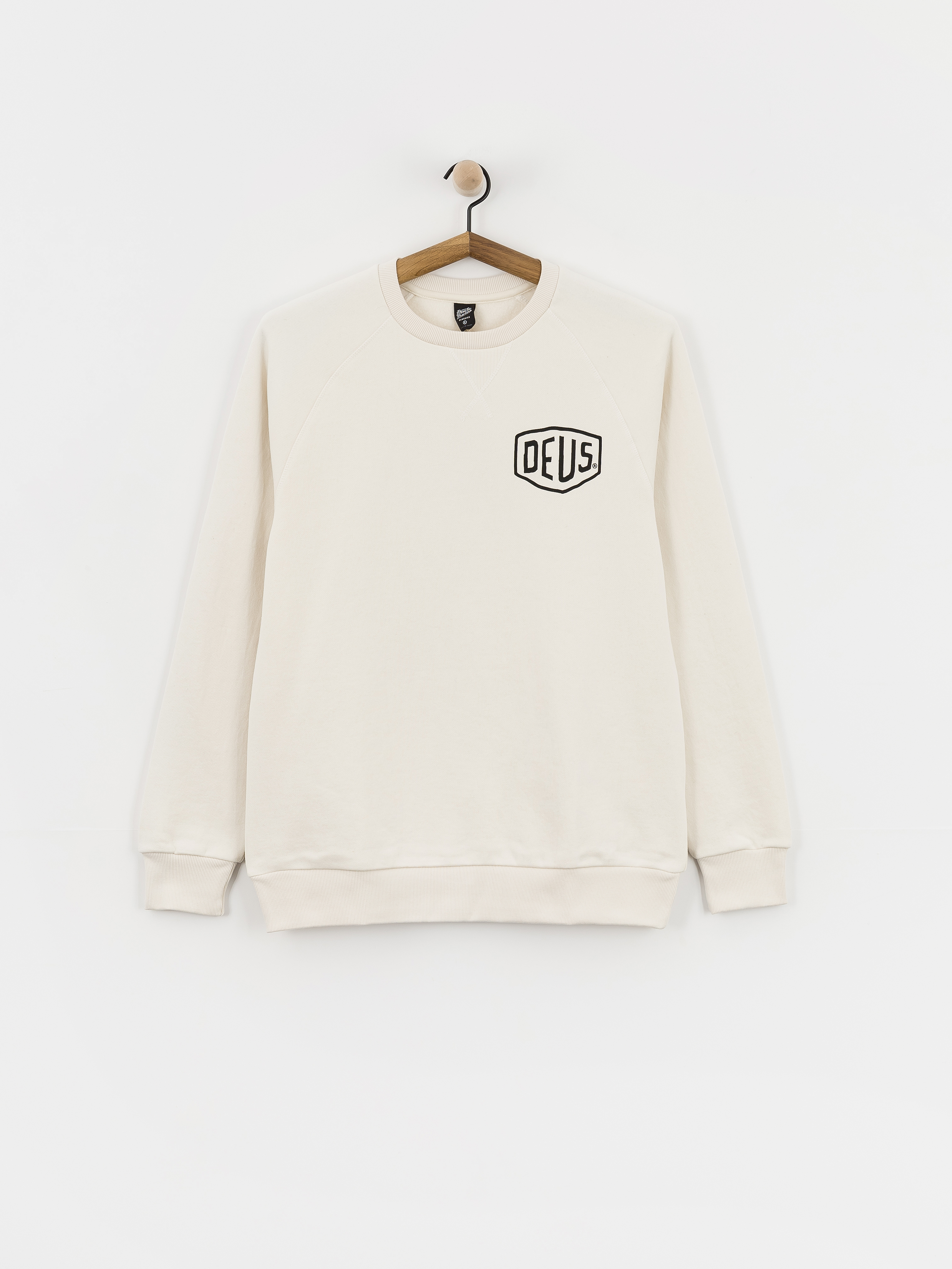 Світшот Deus Ex Machina Harajuku Address Crew (dirty white)