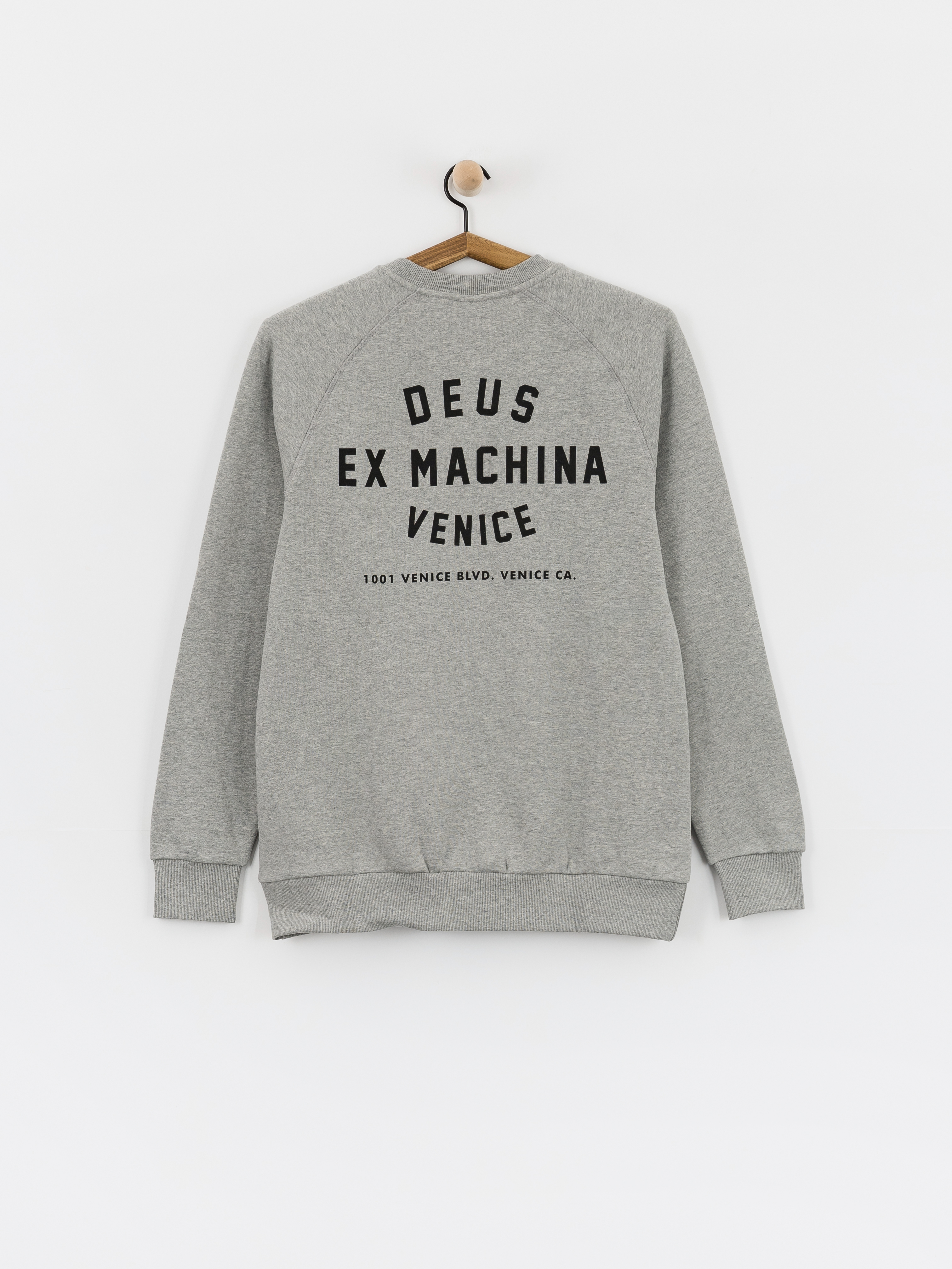 Світшот Deus Ex Machina Venice Address Crew (grey marle)