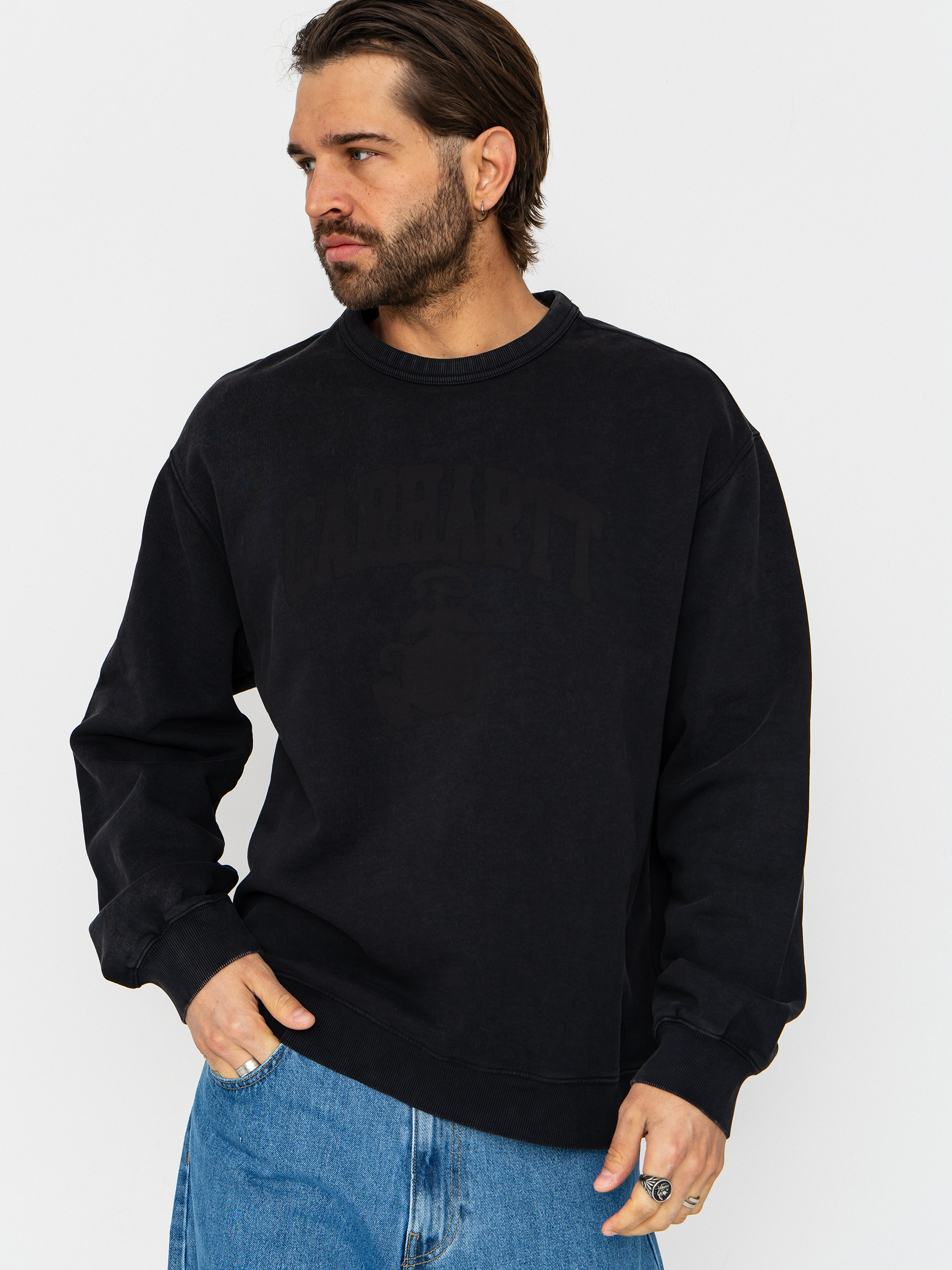 Світшот Carhartt WIP No Play - чорний (black)