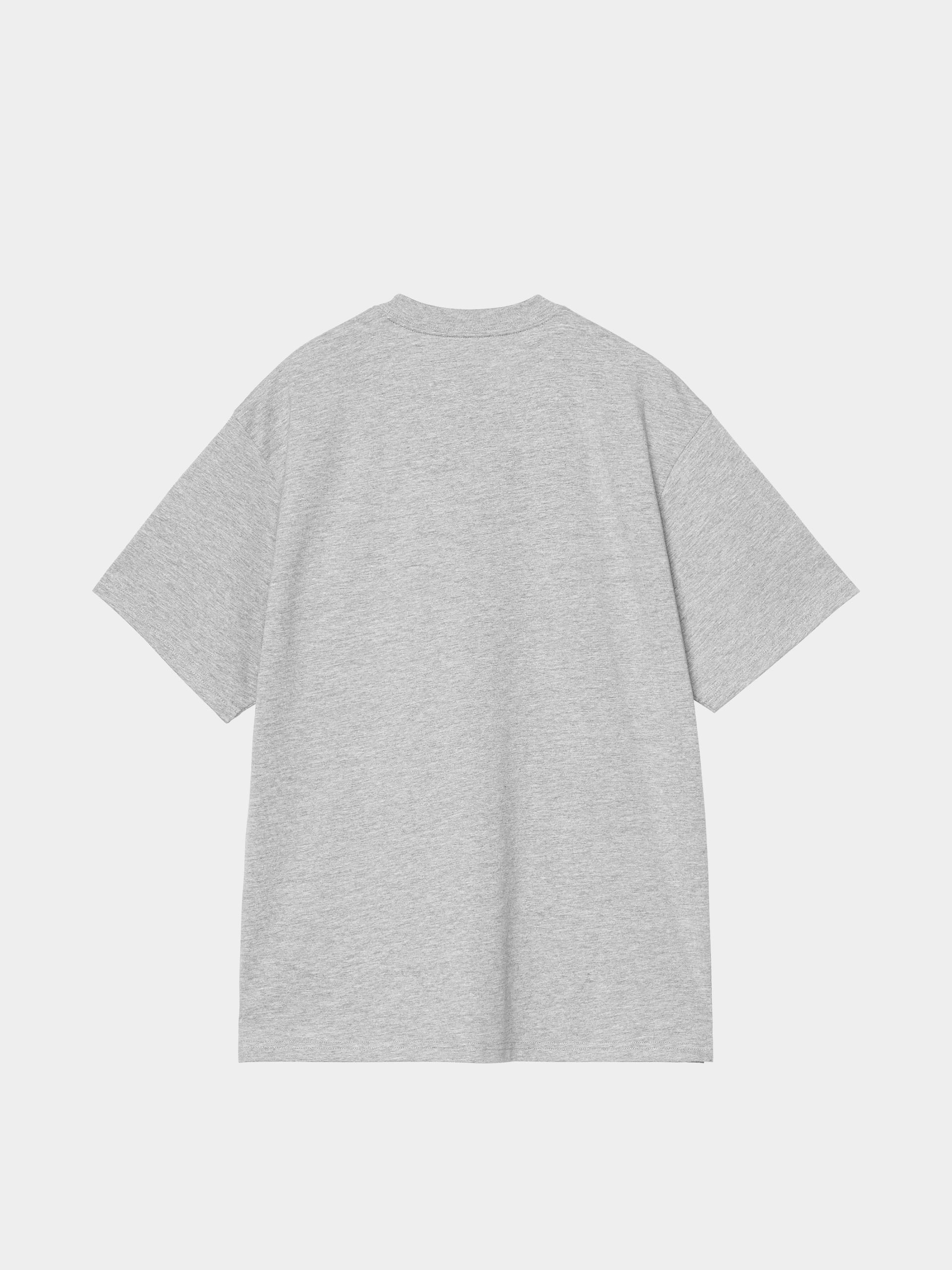 Футболка Carhartt WIP Madison (grey heather/white)