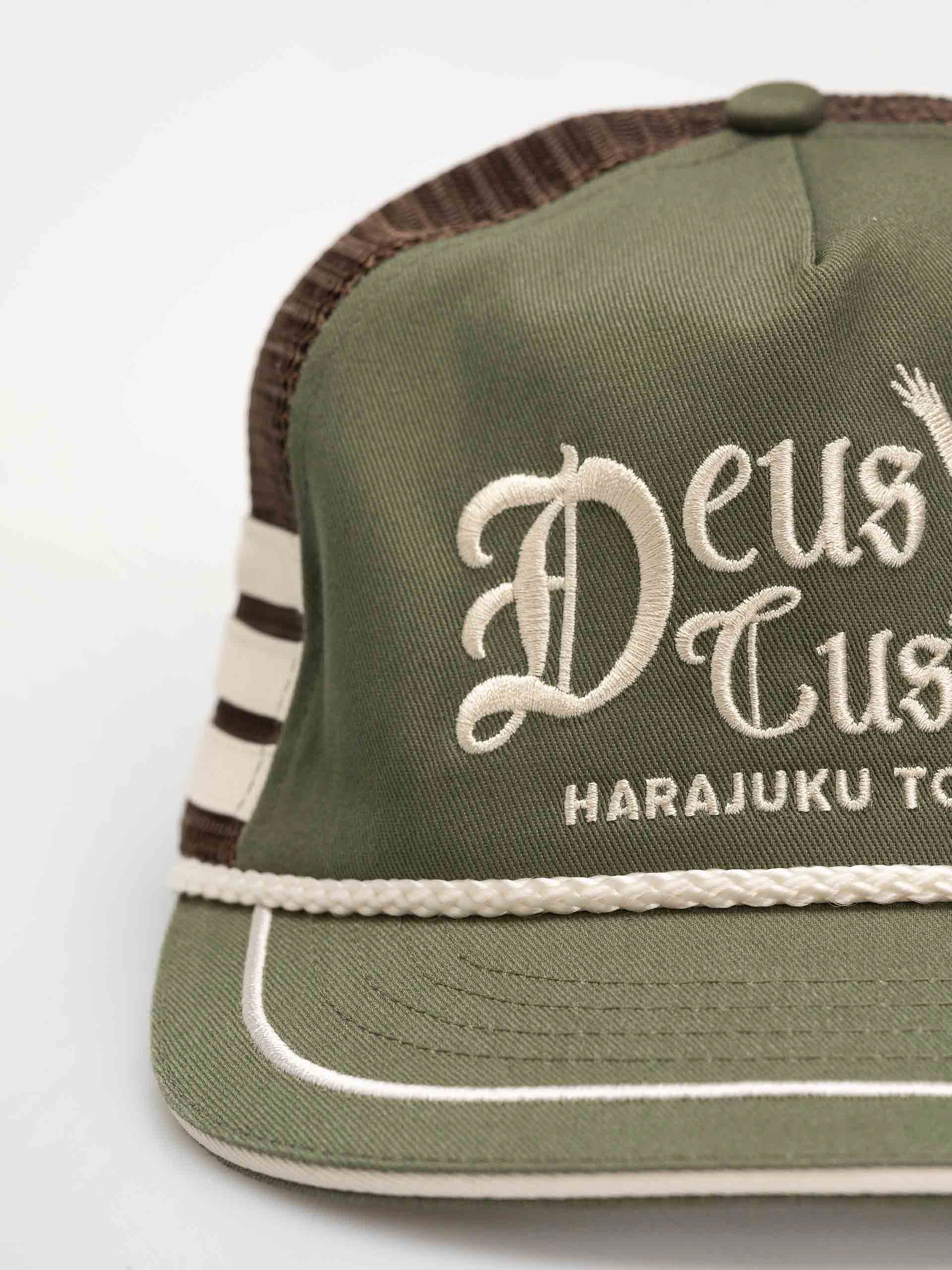 Кепка Deus Ex Machina Beep Beep Trucker (pine green)