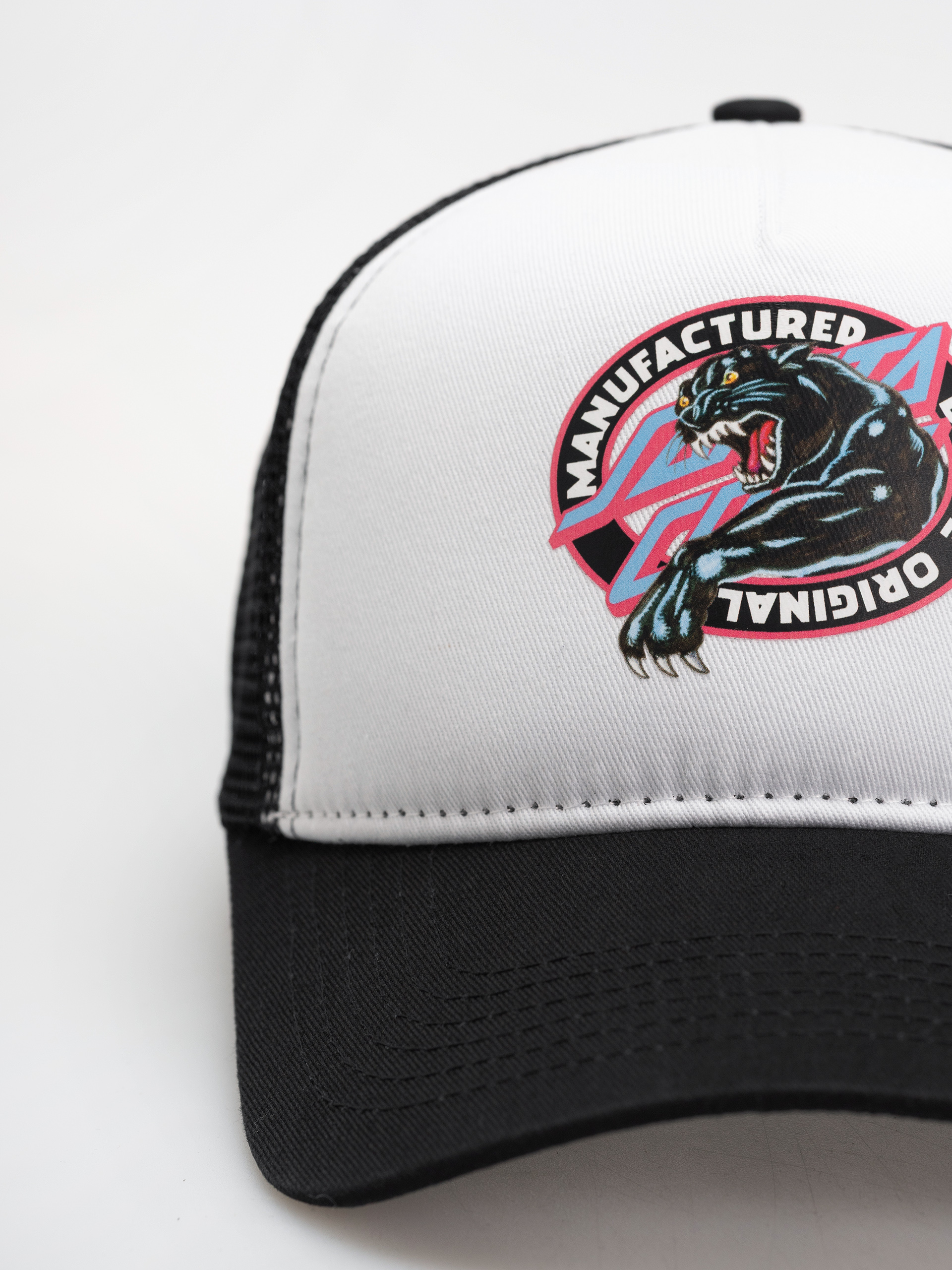 Кепка Santa Cruz Natas Sketch Panther Meshback (black/white)